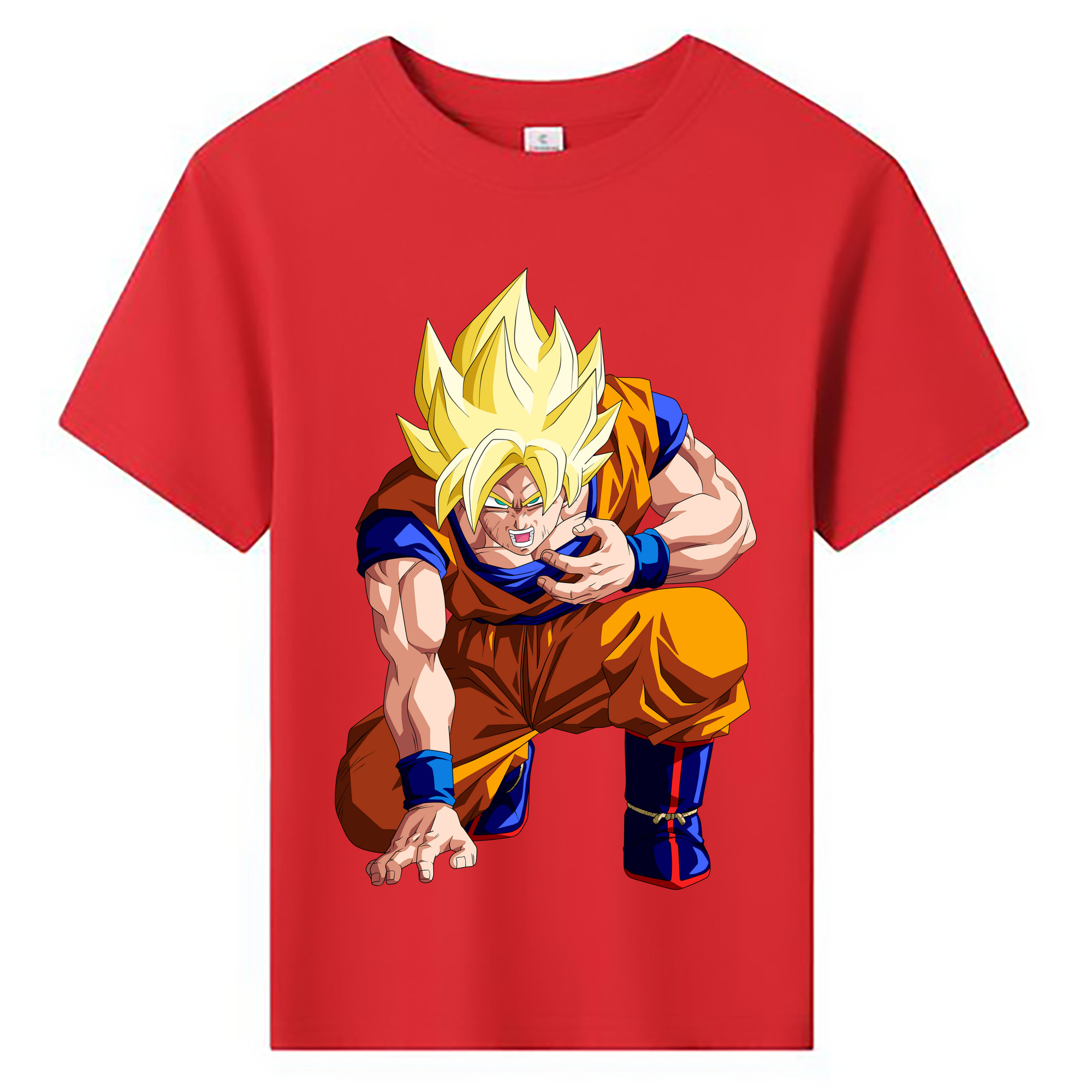 （画像用） ドラゴンボール 孫悟空（そん ごくう）Son Goku カカロット DRAGON BALL Kakarotto 綿100％キッズTシャツ（フロントプリント）