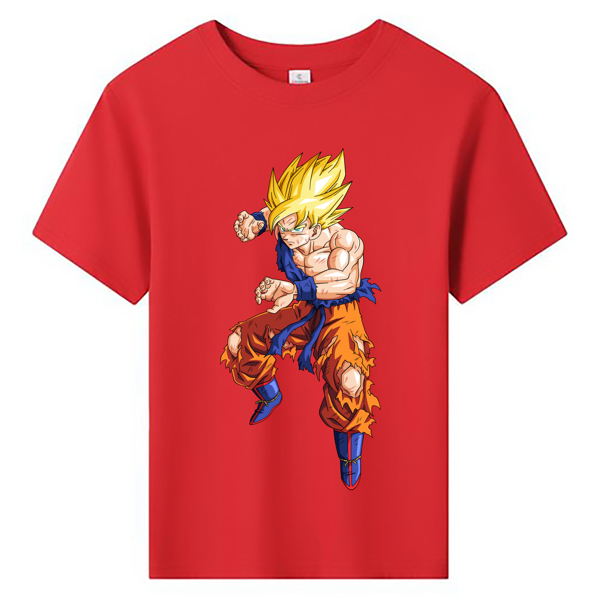 （画像用） ドラゴンボール 孫悟空（そん ごくう）Son Goku カカロット DRAGON BALL Kakarotto 綿100％キッズTシャツ（フロントプリント）