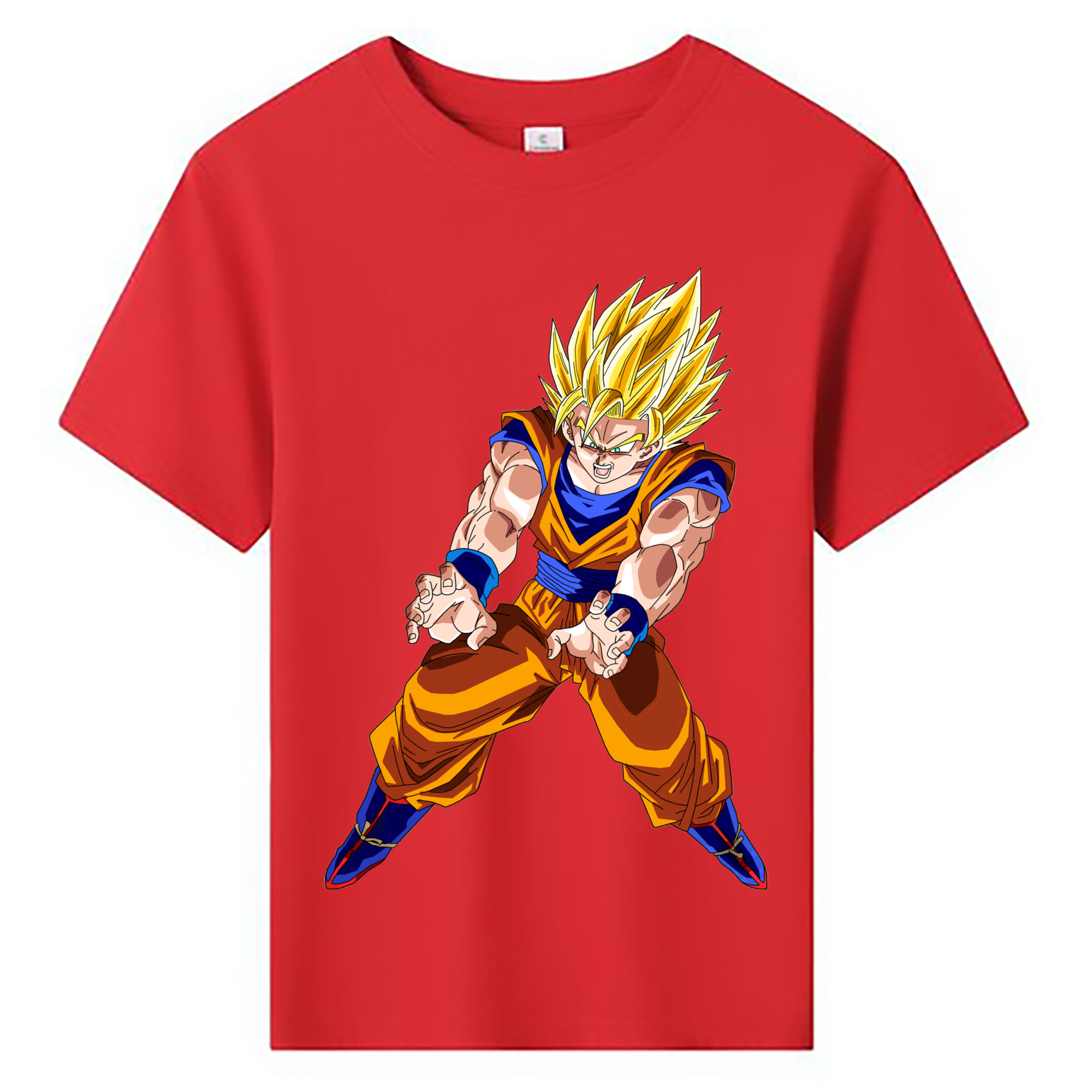 （画像用） ドラゴンボール 孫悟空（そん ごくう）Son Goku カカロット DRAGON BALL Kakarotto 綿100％キッズTシャツ（フロントプリント）