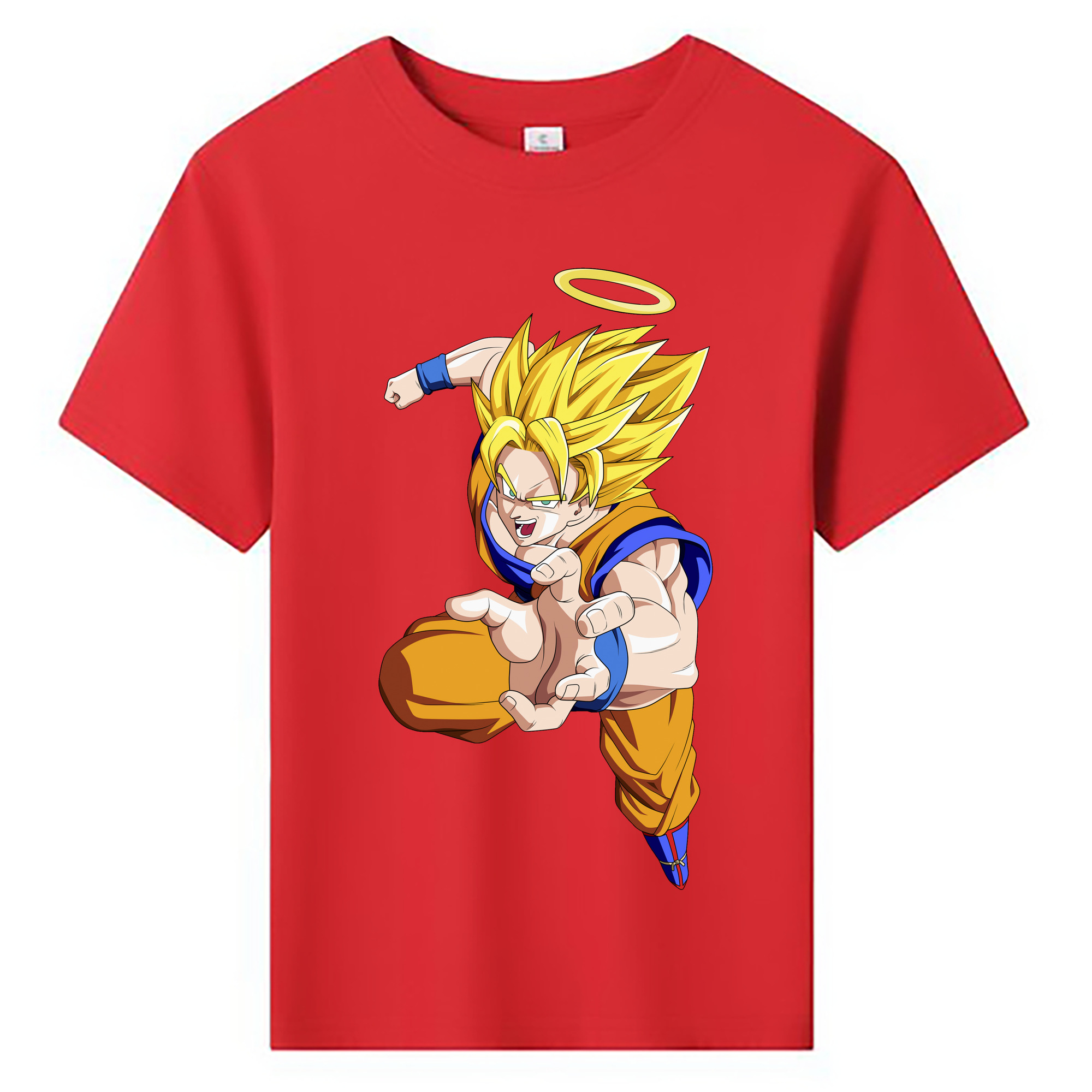 （画像用） ドラゴンボール 孫悟空（そん ごくう）Son Goku カカロット DRAGON BALL Kakarotto 綿100％キッズTシャツ（フロントプリント）