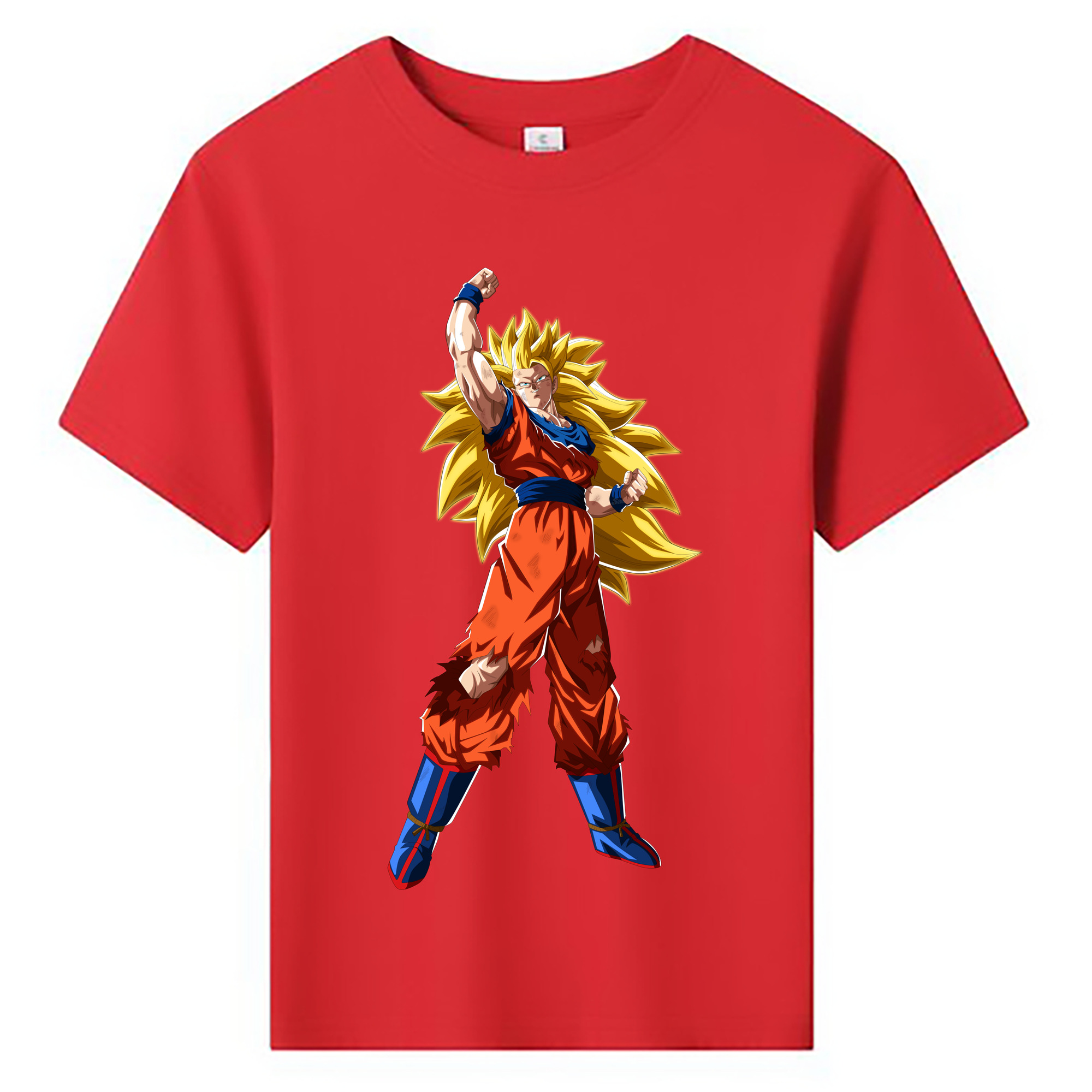 （画像用） ドラゴンボール 孫悟空（そん ごくう）Son Goku カカロット DRAGON BALL Kakarotto 綿100％キッズTシャツ（フロントプリント）