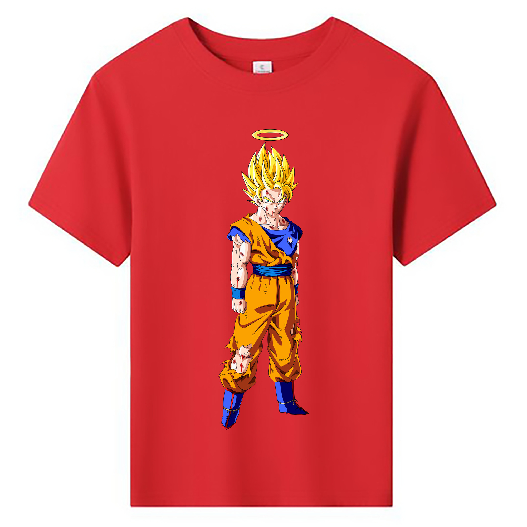 （画像用） ドラゴンボール 孫悟空（そん ごくう）Son Goku カカロット DRAGON BALL Kakarotto 綿100％キッズTシャツ（フロントプリント）