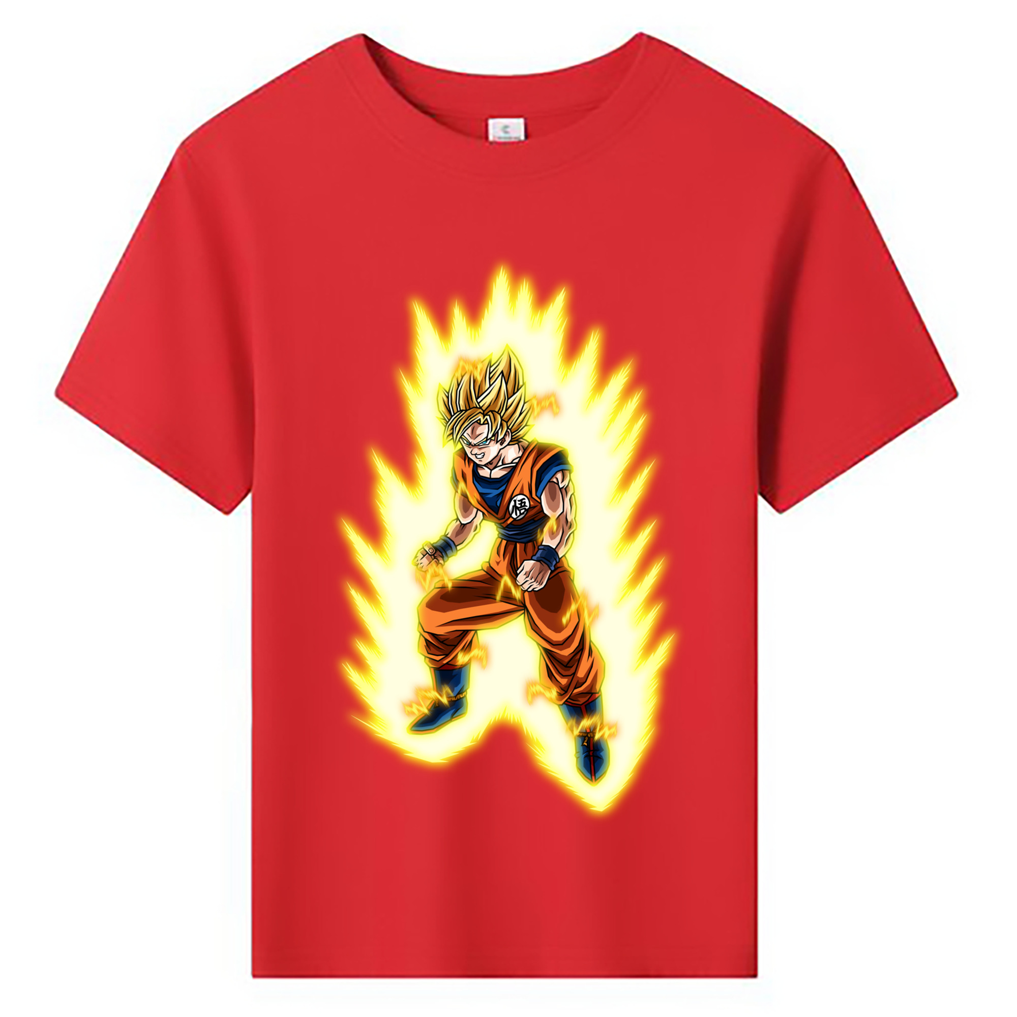 （画像用） ドラゴンボール 孫悟空（そん ごくう）Son Goku カカロット DRAGON BALL Kakarotto 綿100％キッズTシャツ（フロントプリント）