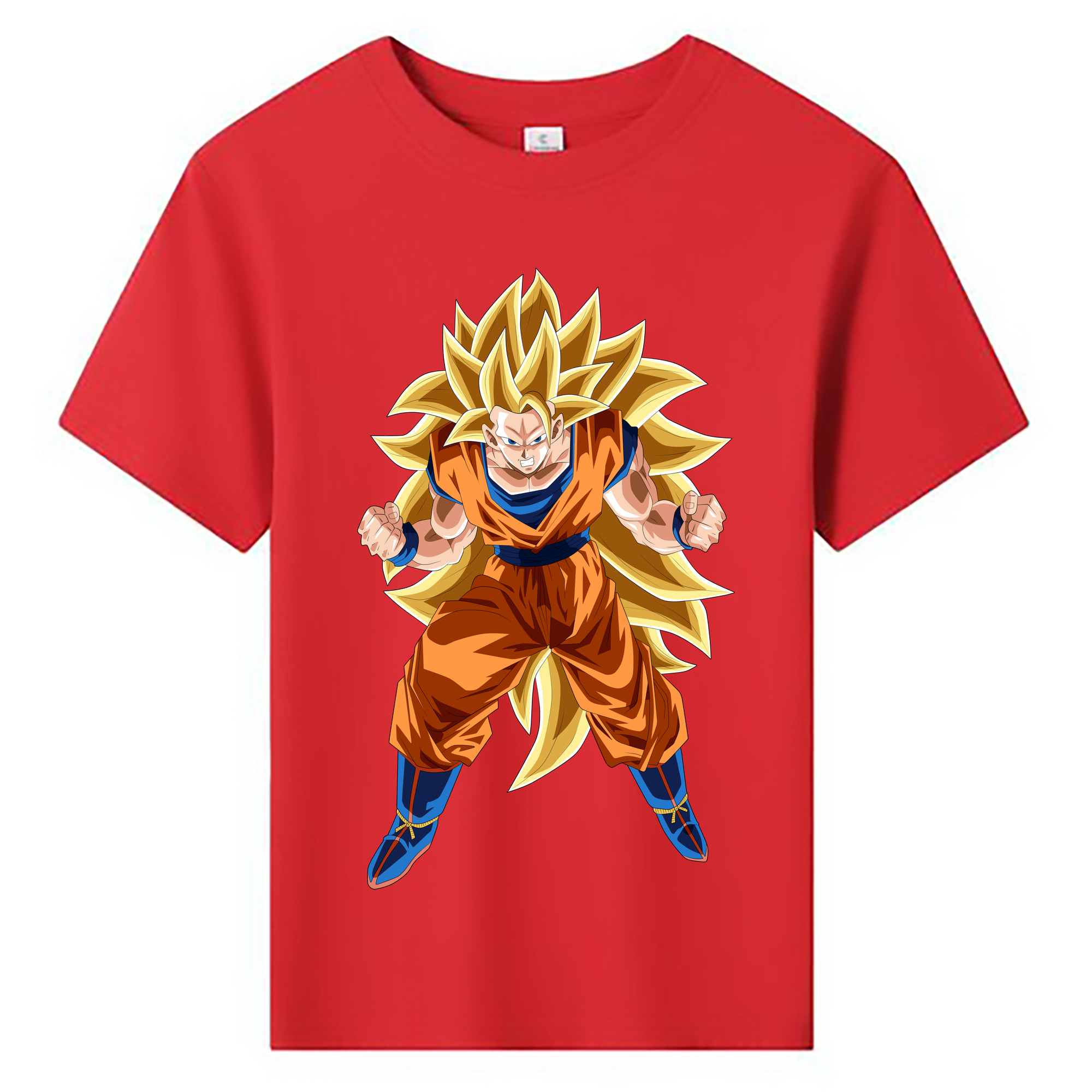 （画像用） ドラゴンボール 孫悟空（そん ごくう）Son Goku カカロット DRAGON BALL Kakarotto 綿100％キッズTシャツ（フロントプリント）