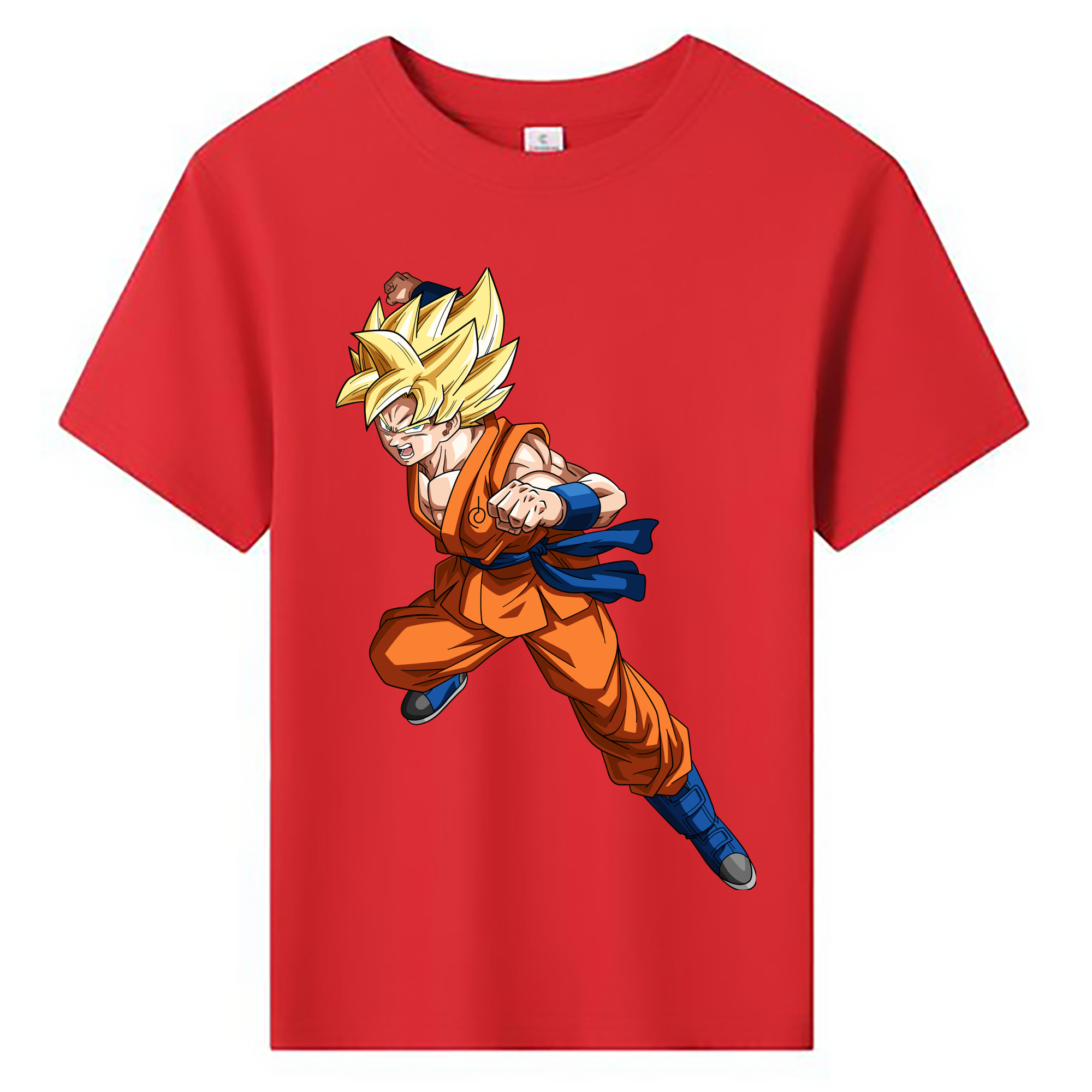 （画像用） ドラゴンボール 孫悟空（そん ごくう）Son Goku カカロット DRAGON BALL Kakarotto 綿100％キッズTシャツ（フロントプリント）