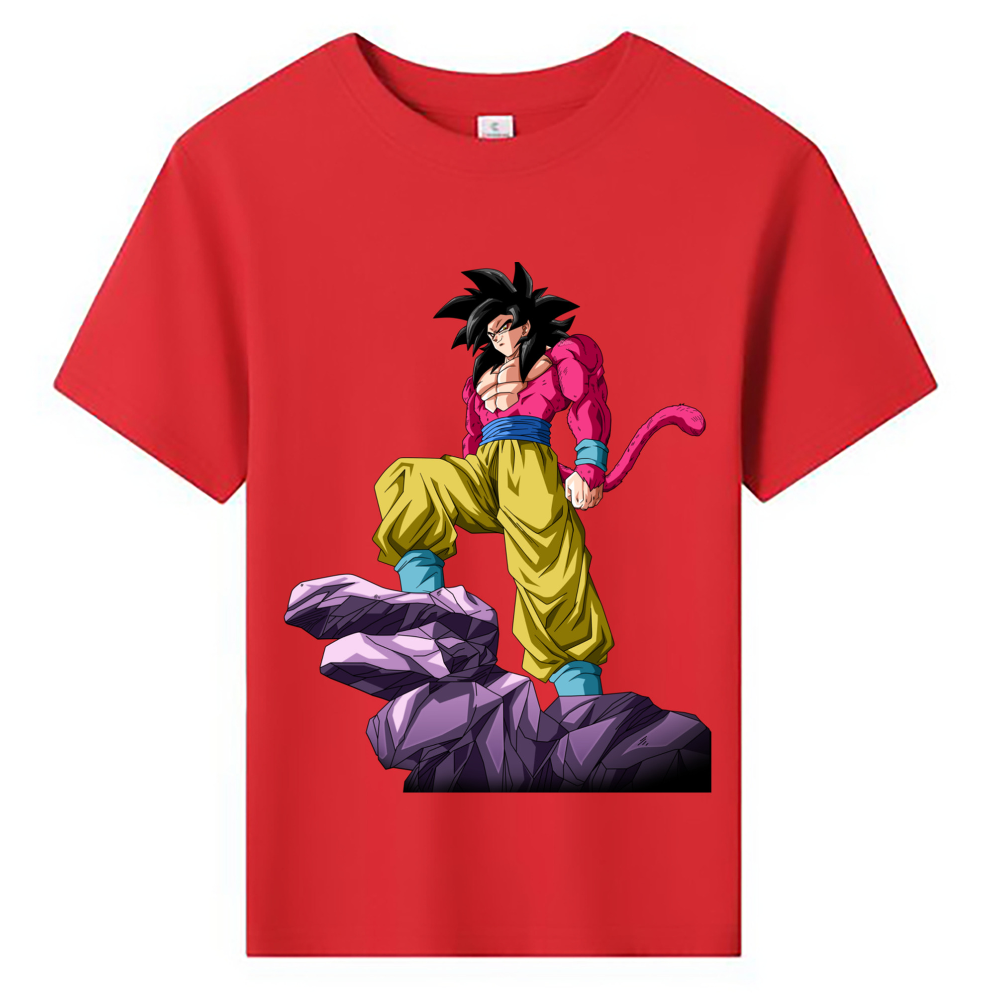 （画像用） ドラゴンボール 孫悟空（そん ごくう）Son Goku カカロット DRAGON BALL Kakarotto 綿100％キッズTシャツ（フロントプリント）