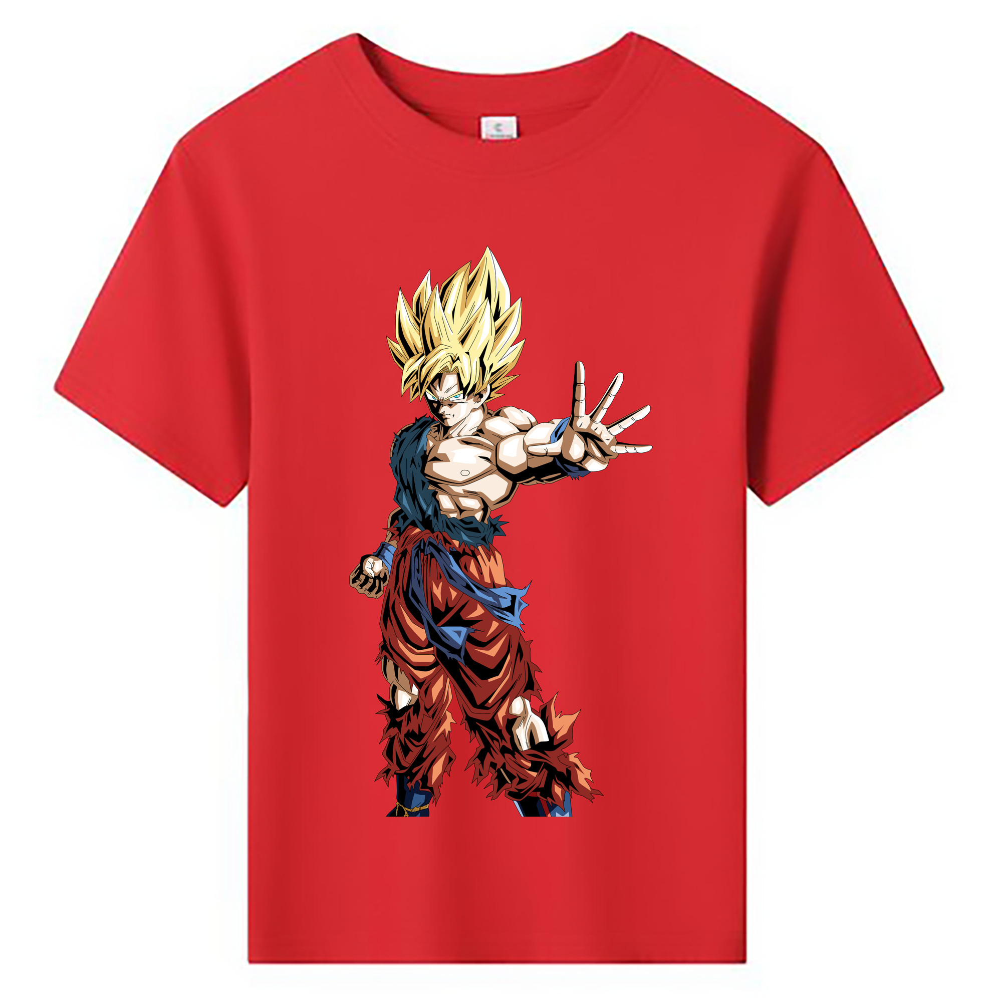 （画像用） ドラゴンボール 孫悟空（そん ごくう）Son Goku カカロット DRAGON BALL Kakarotto 綿100％キッズTシャツ（フロントプリント）