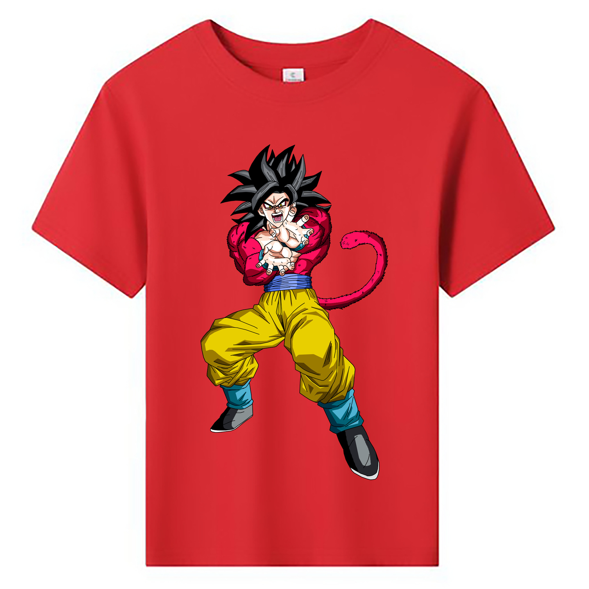 （画像用） ドラゴンボール 孫悟空（そん ごくう）Son Goku カカロット DRAGON BALL Kakarotto 綿100％キッズTシャツ（フロントプリント）