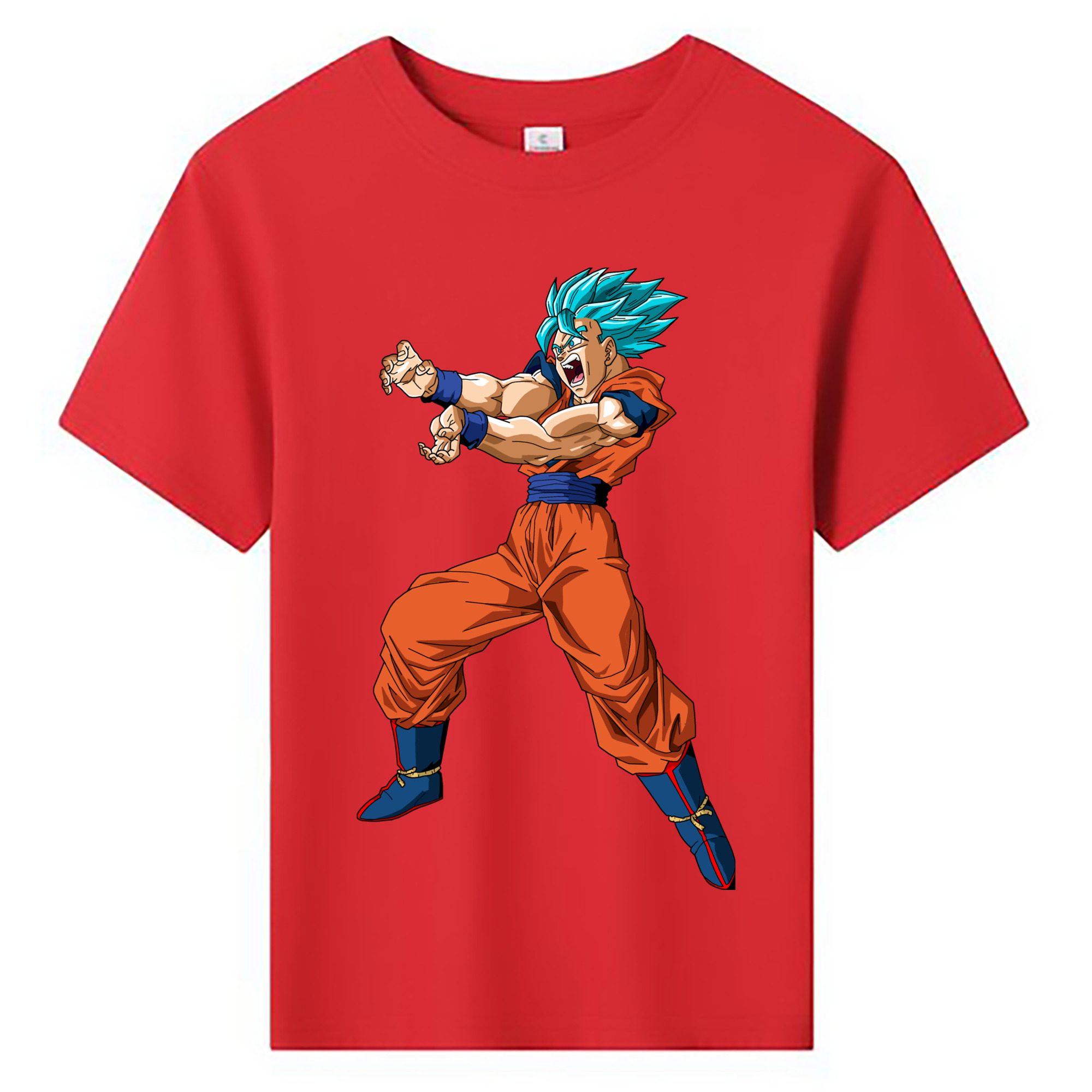 （画像用） ドラゴンボール 孫悟空（そん ごくう）Son Goku カカロット DRAGON BALL Kakarotto 綿100％キッズTシャツ（フロントプリント）