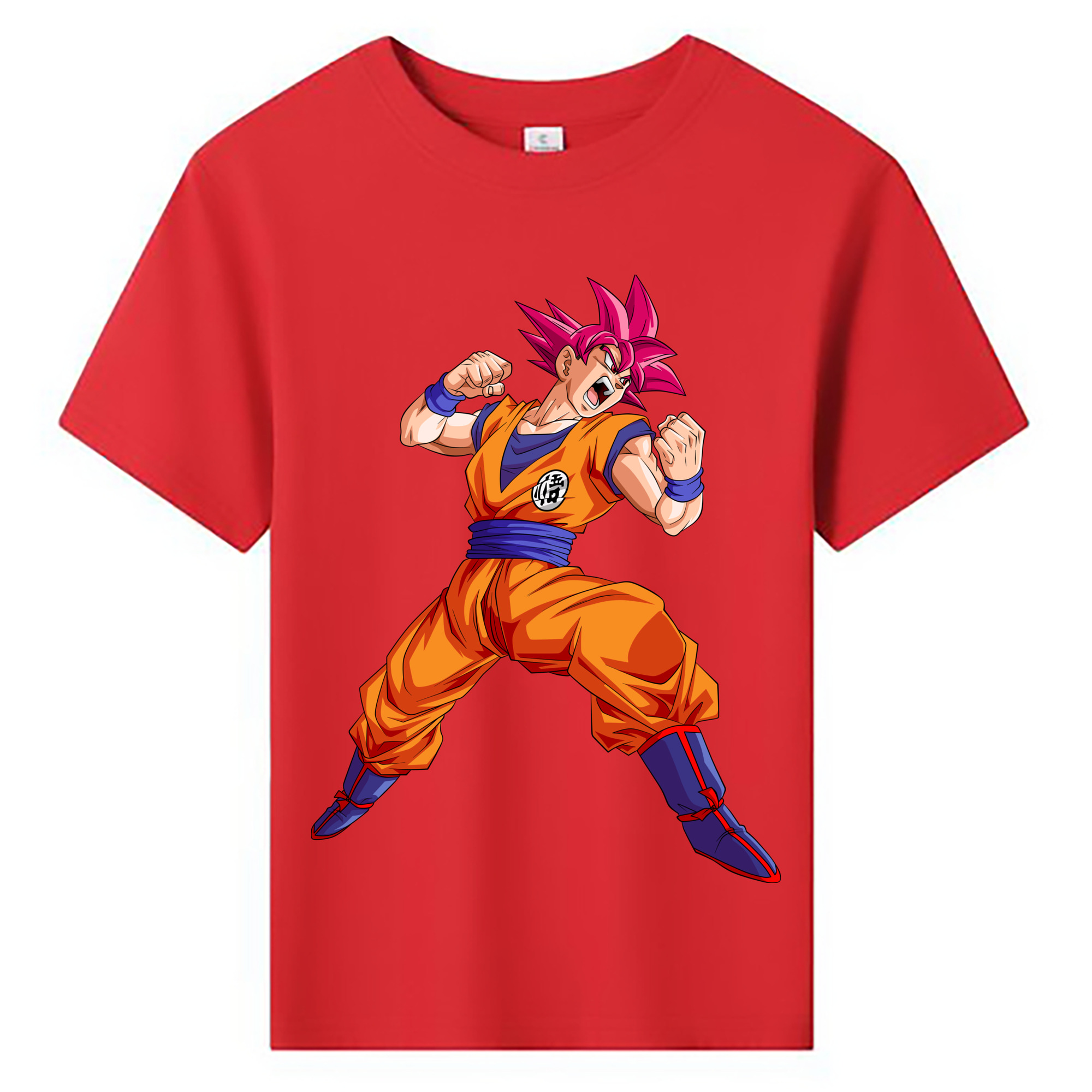 （画像用） ドラゴンボール 孫悟空（そん ごくう）Son Goku カカロット DRAGON BALL Kakarotto 綿100％キッズTシャツ（フロントプリント）