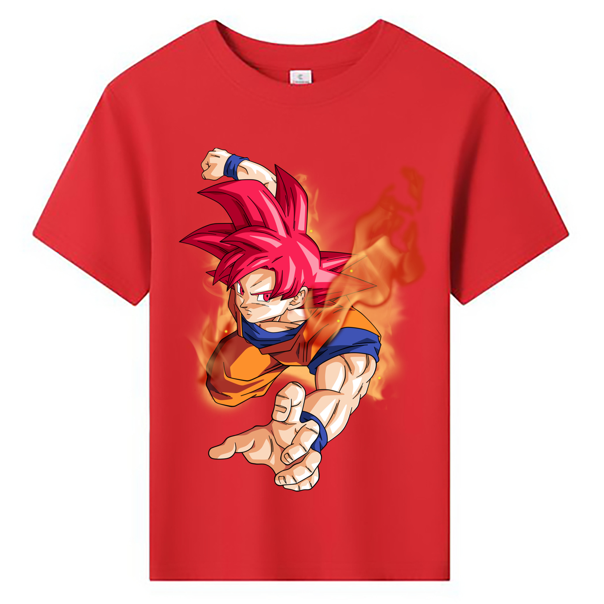 （画像用） ドラゴンボール 孫悟空（そん ごくう）Son Goku カカロット DRAGON BALL Kakarotto 綿100％キッズTシャツ（フロントプリント）