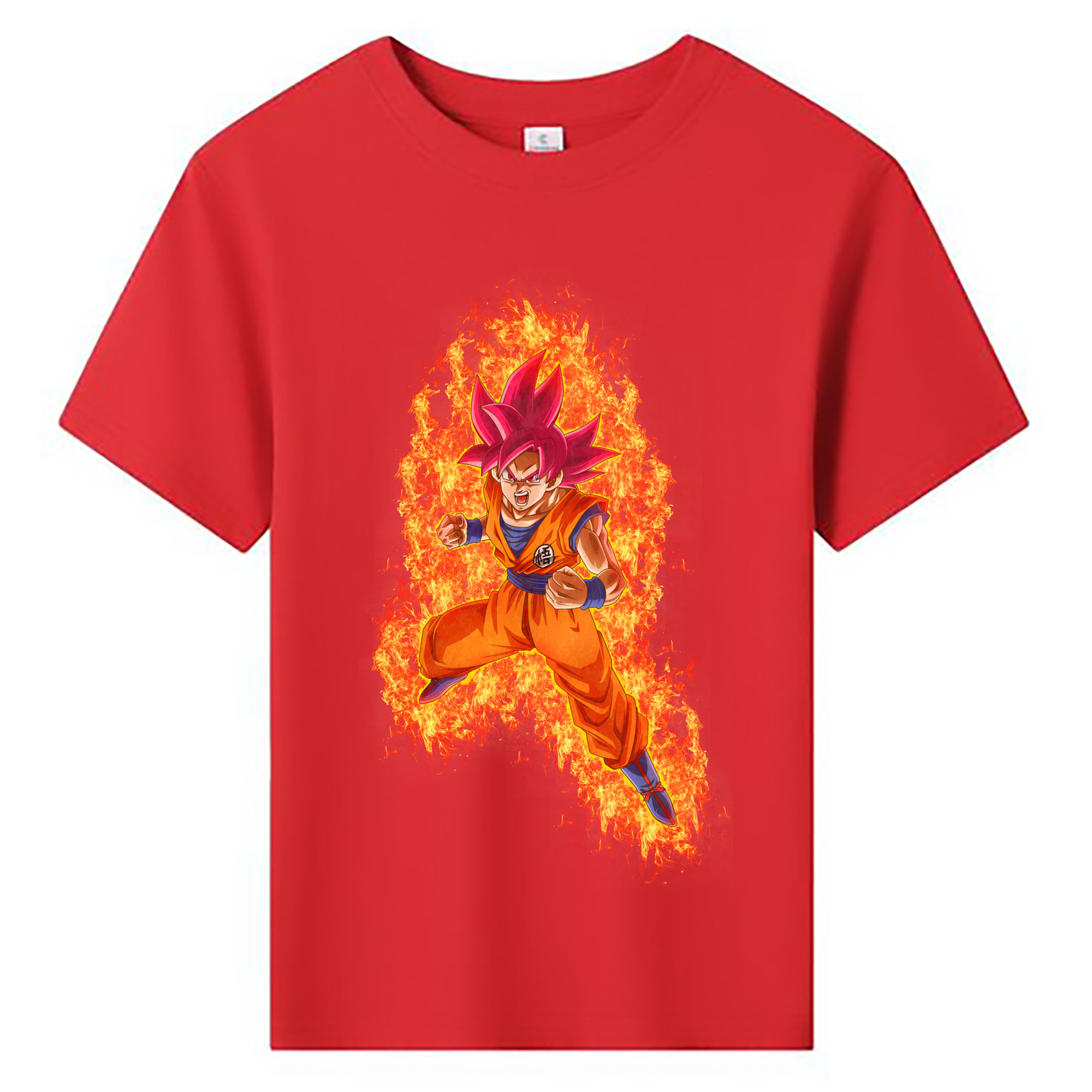 （画像用） ドラゴンボール 孫悟空（そん ごくう）Son Goku カカロット DRAGON BALL Kakarotto 綿100％キッズTシャツ（フロントプリント）