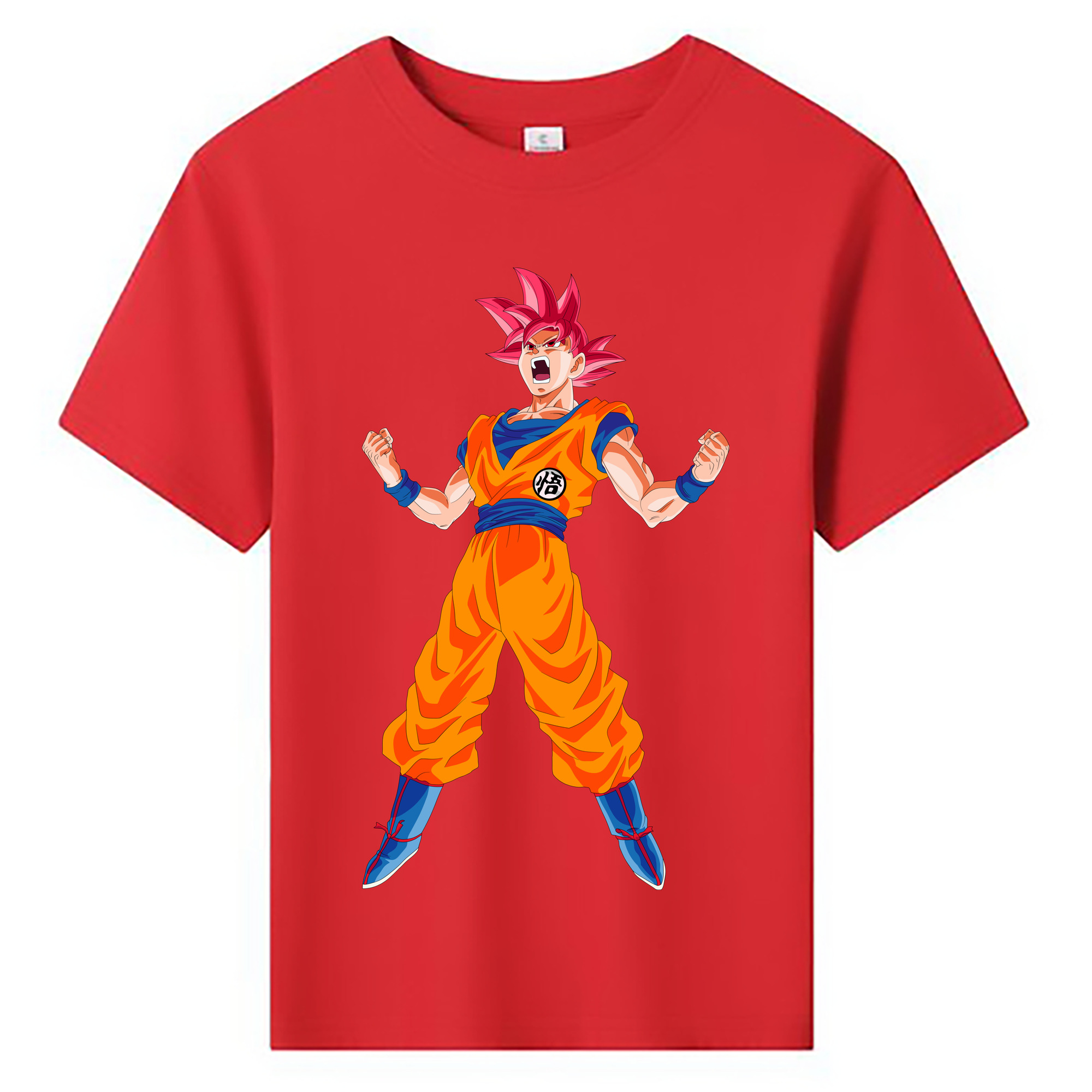 （画像用） ドラゴンボール 孫悟空（そん ごくう）Son Goku カカロット DRAGON BALL Kakarotto 綿100％キッズTシャツ（フロントプリント）