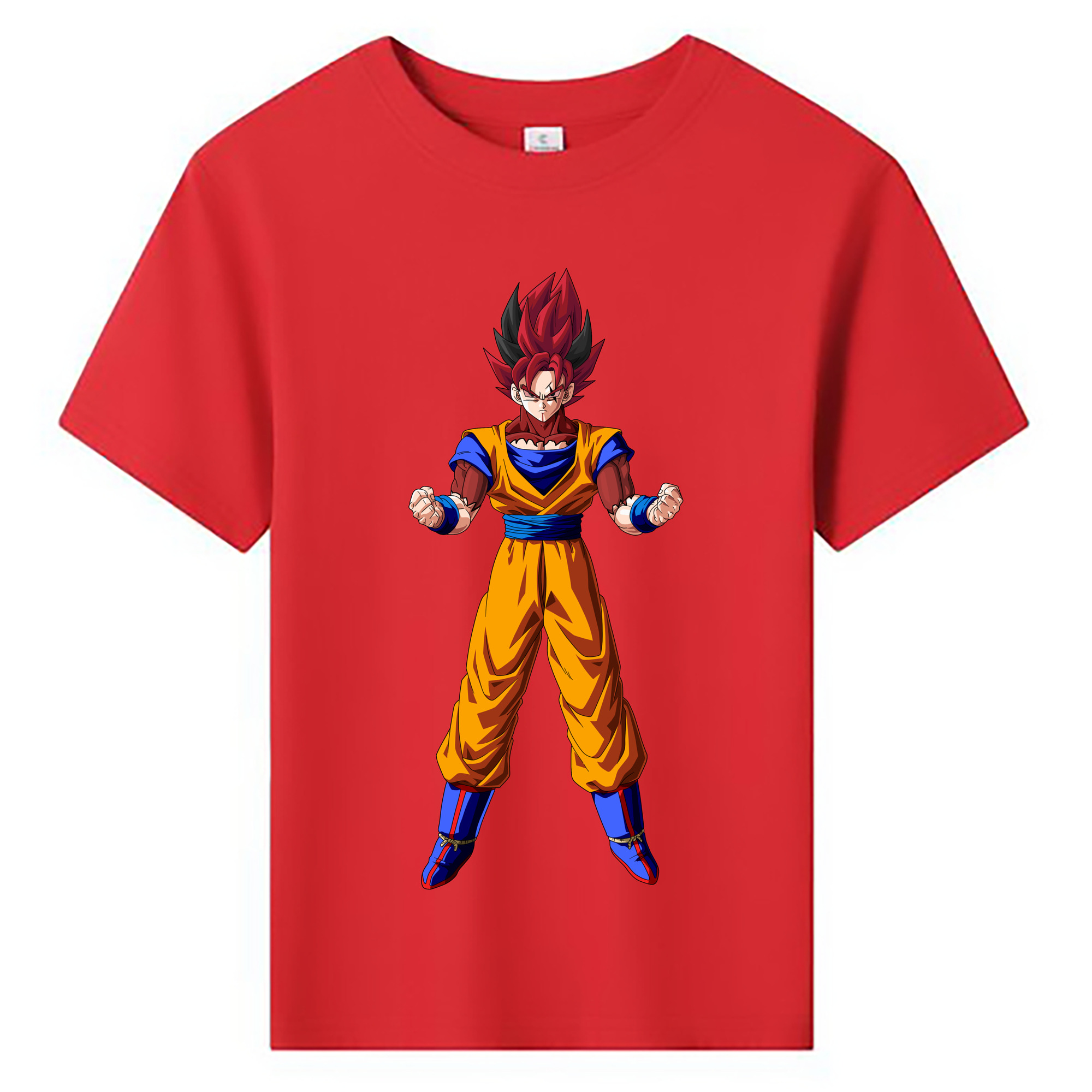 （画像用） ドラゴンボール 孫悟空（そん ごくう）Son Goku カカロット DRAGON BALL Kakarotto 綿100％キッズTシャツ（フロントプリント）