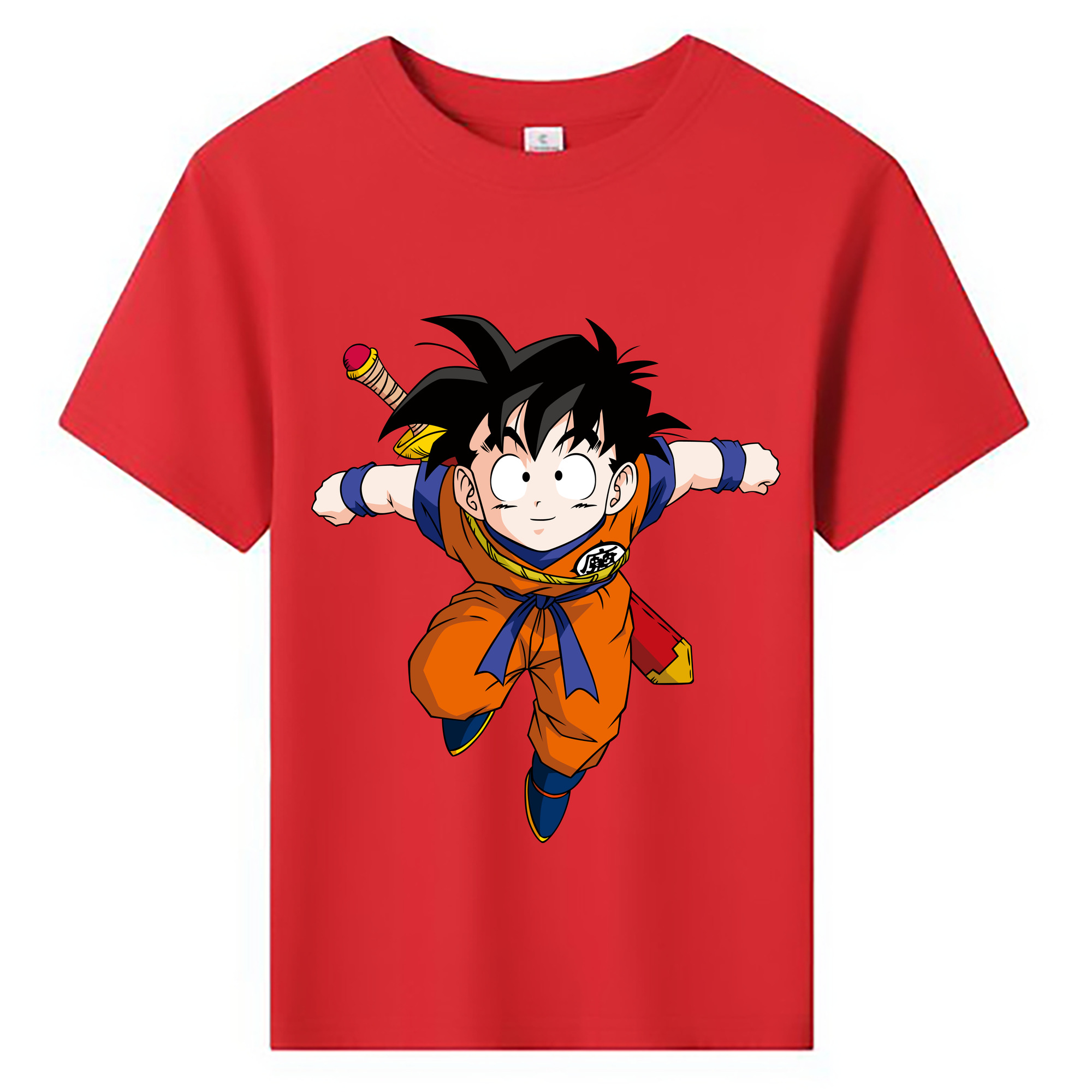 （画像用） ドラゴンボール 孫悟空（そん ごくう）Son Goku カカロット DRAGON BALL Kakarotto 綿100％キッズTシャツ（フロントプリント）