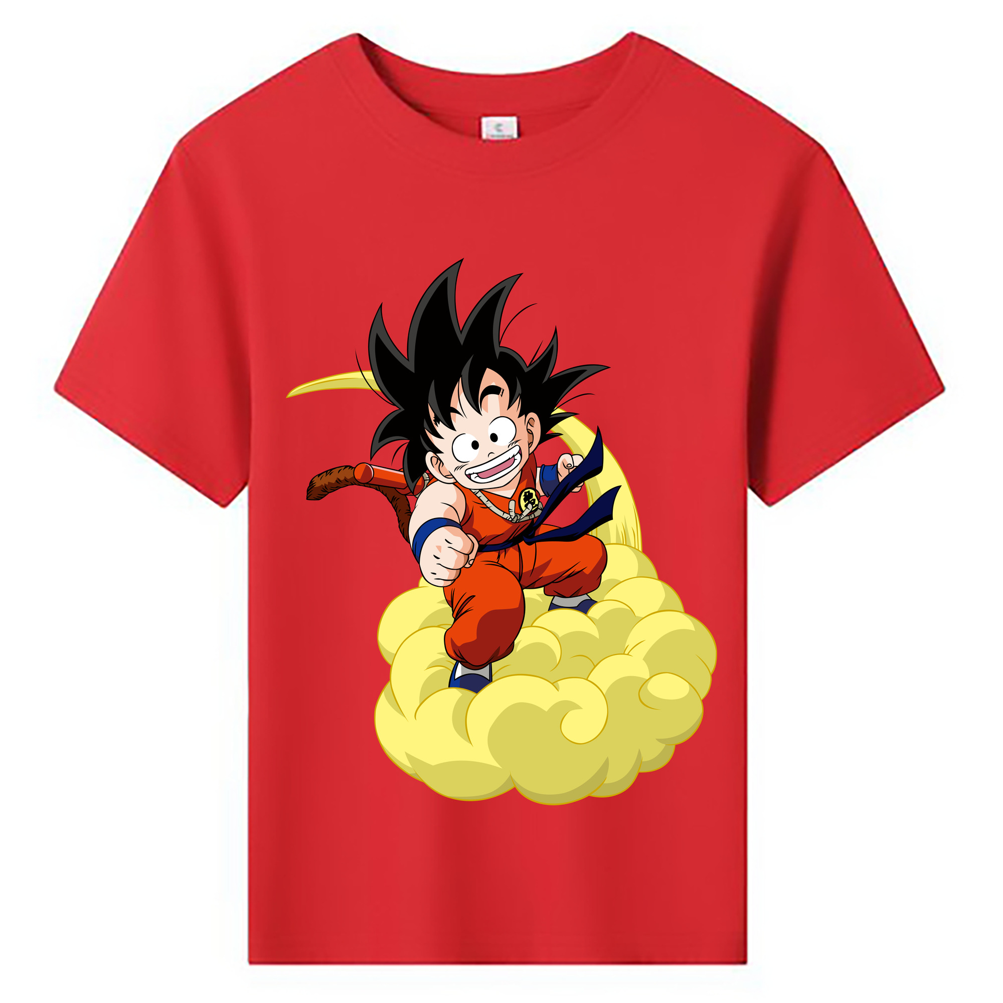 （画像用） ドラゴンボール 孫悟空（そん ごくう）Son Goku カカロット DRAGON BALL Kakarotto 綿100％キッズTシャツ（フロントプリント）