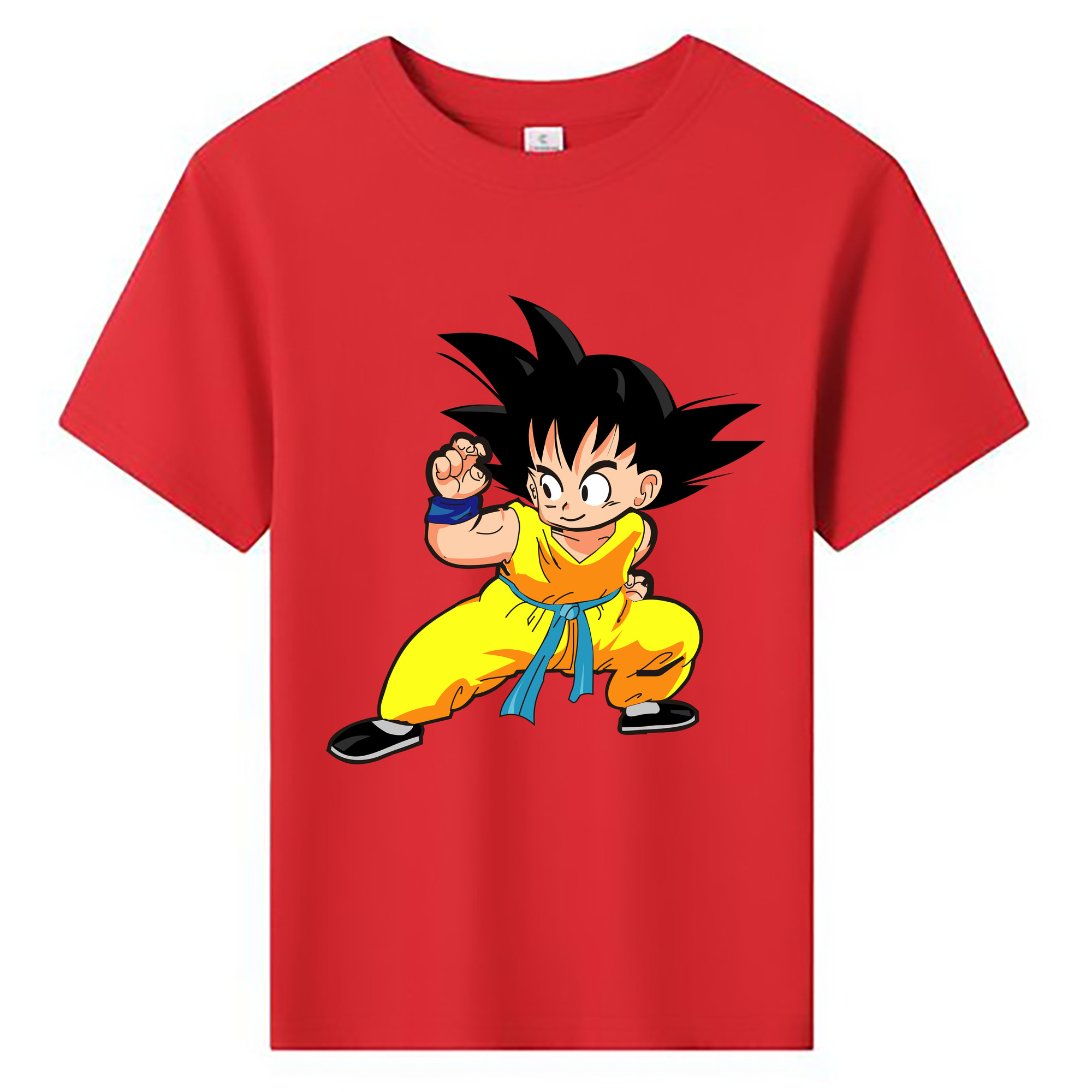 （画像用） ドラゴンボール 孫悟空（そん ごくう）Son Goku カカロット DRAGON BALL Kakarotto 綿100％キッズTシャツ（フロントプリント）