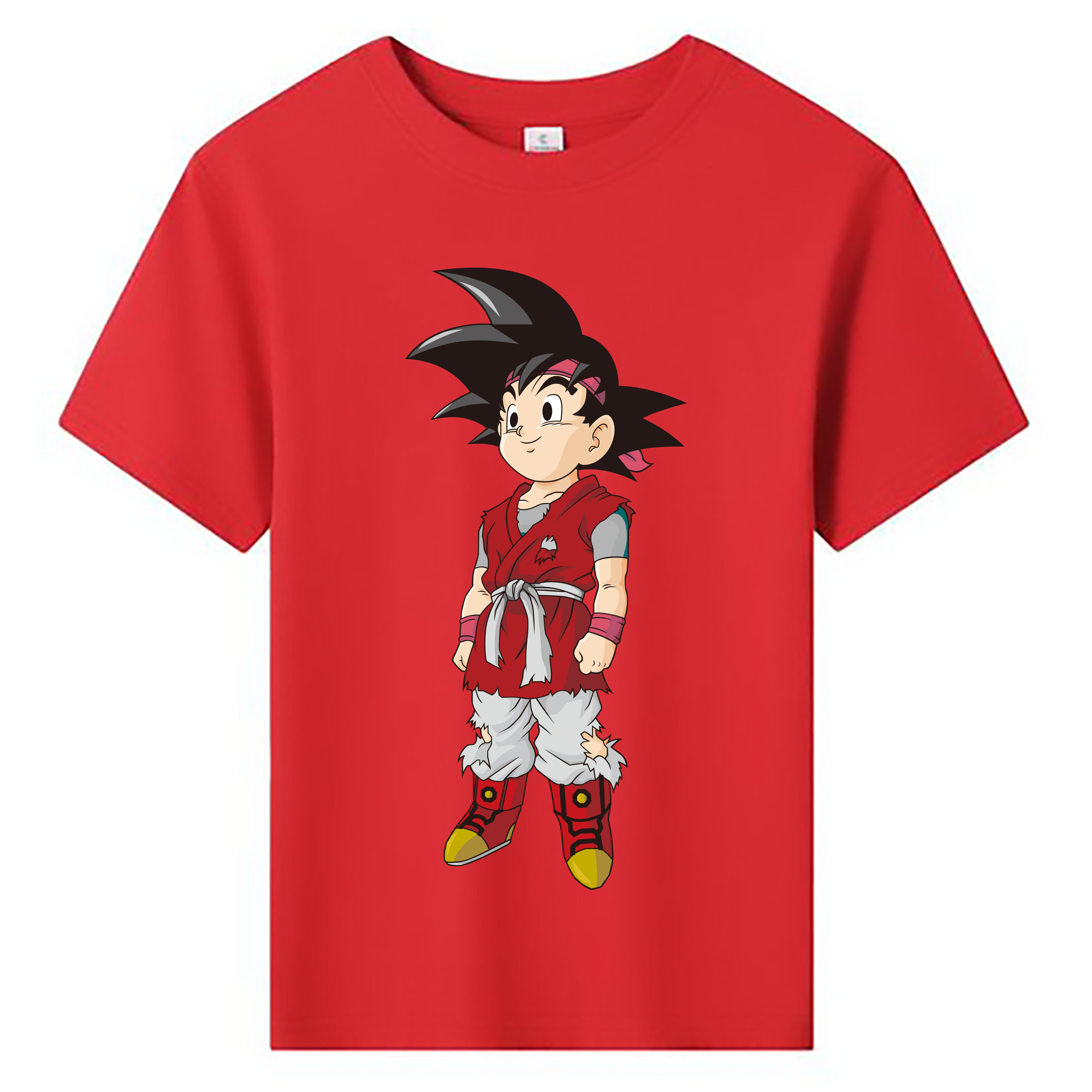 （画像用） ドラゴンボール 孫悟空（そん ごくう）Son Goku カカロット DRAGON BALL Kakarotto 綿100％キッズTシャツ（フロントプリント）