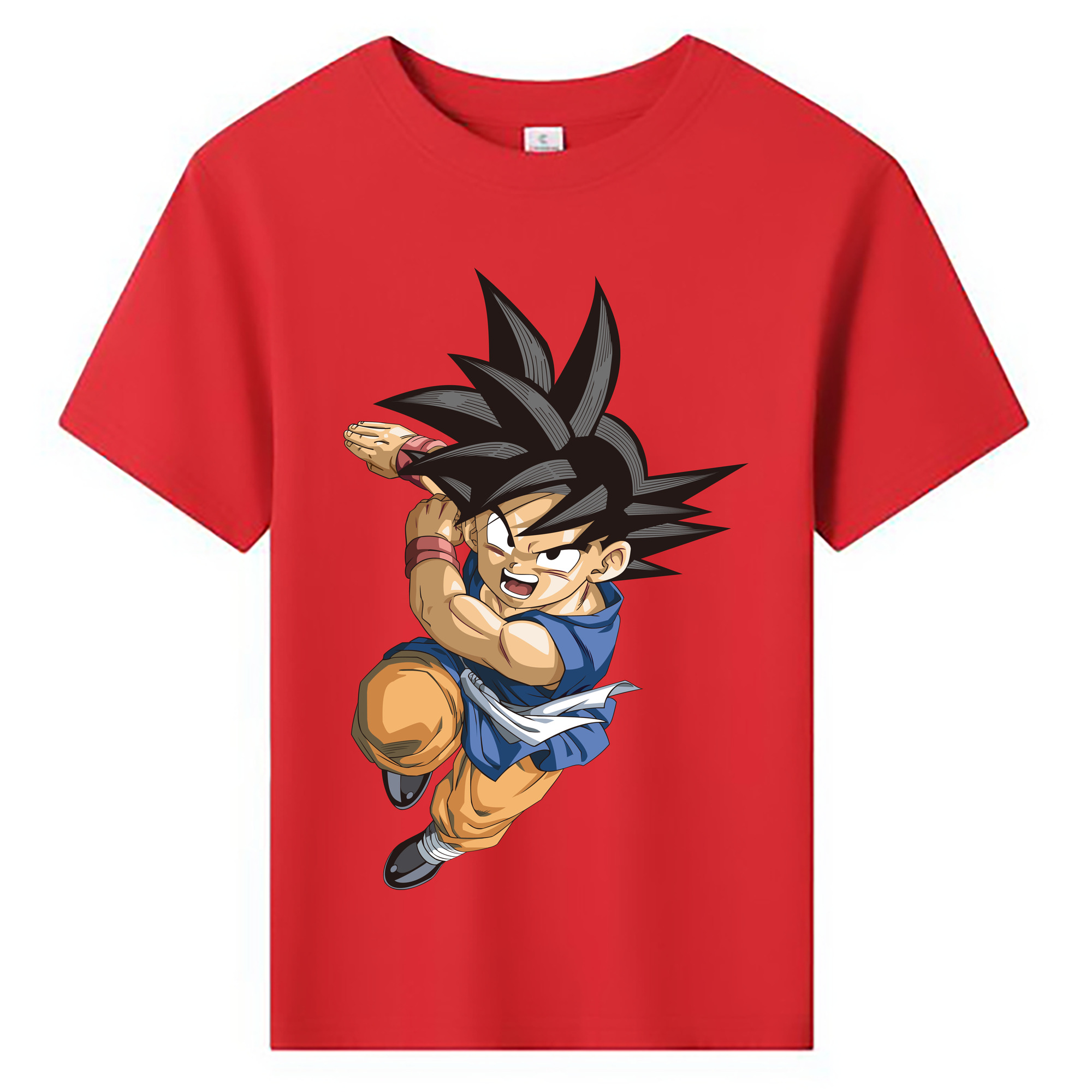 （画像用） ドラゴンボール 孫悟空（そん ごくう）Son Goku カカロット DRAGON BALL Kakarotto 綿100％キッズTシャツ（フロントプリント）