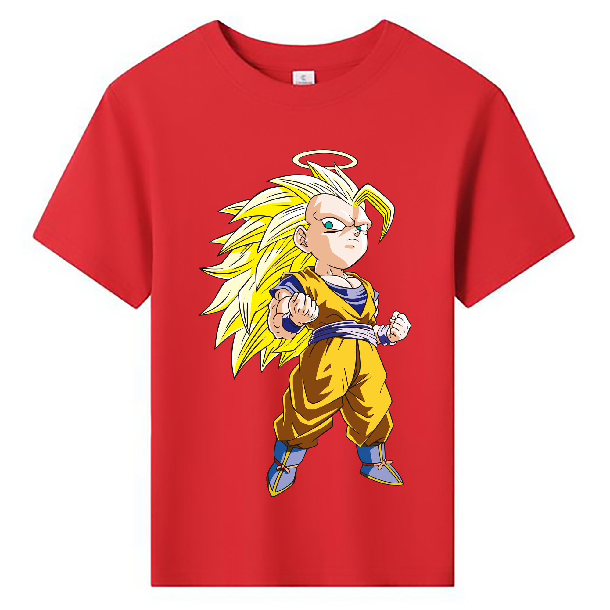 （画像用） ドラゴンボール 孫悟空（そん ごくう）Son Goku カカロット DRAGON BALL Kakarotto 綿100％キッズTシャツ（フロントプリント）