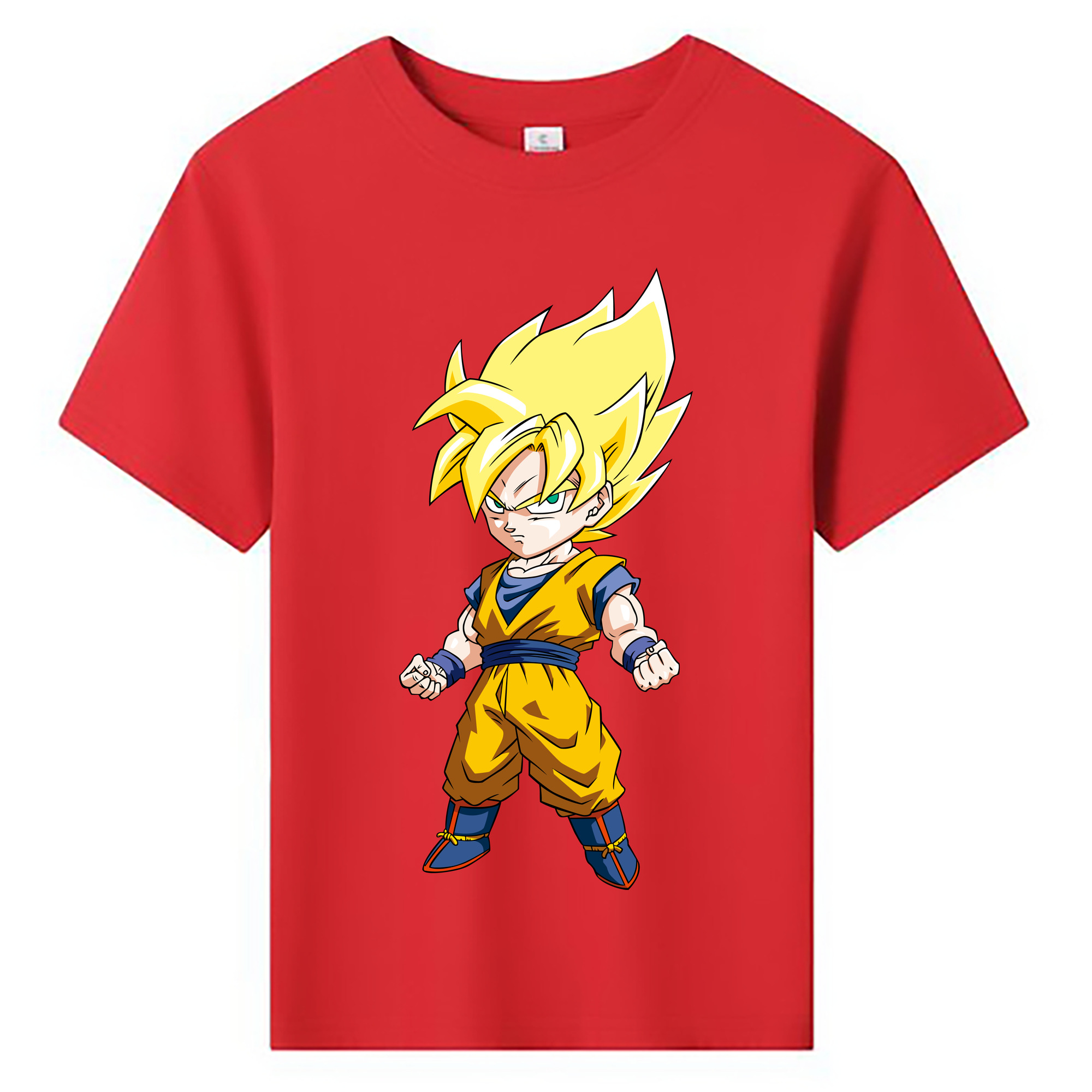 （画像用） ドラゴンボール 孫悟空（そん ごくう）Son Goku カカロット DRAGON BALL Kakarotto 綿100％キッズTシャツ（フロントプリント）