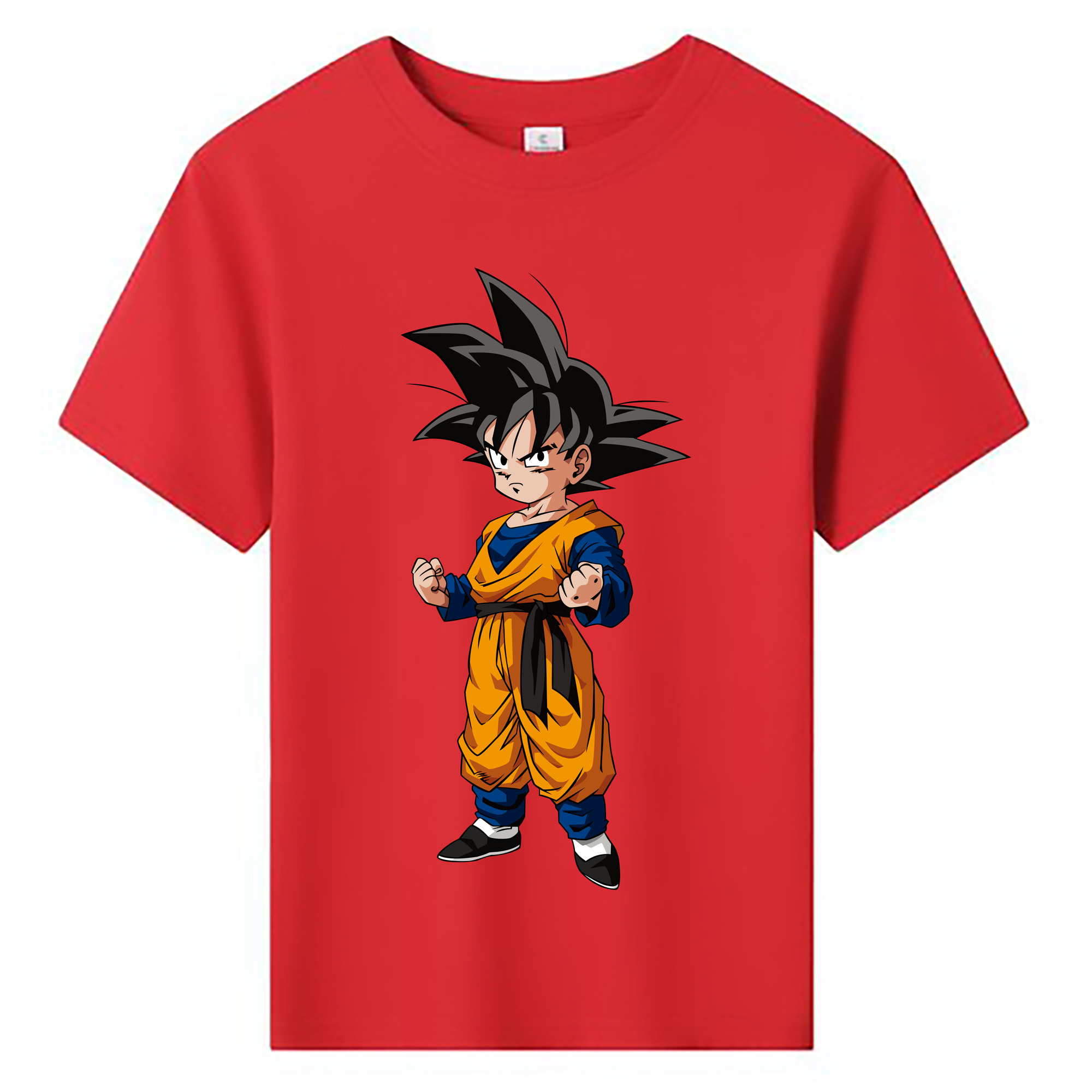 （画像用） ドラゴンボール 孫悟空（そん ごくう）Son Goku カカロット DRAGON BALL Kakarotto 綿100％キッズTシャツ（フロントプリント）