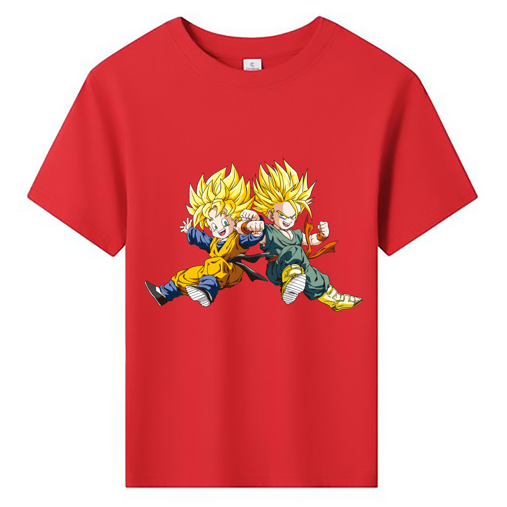 （画像用） ドラゴンボール 孫悟空（そん ごくう）Son Goku カカロット DRAGON BALL Kakarotto 綿100％キッズTシャツ（フロントプリント）