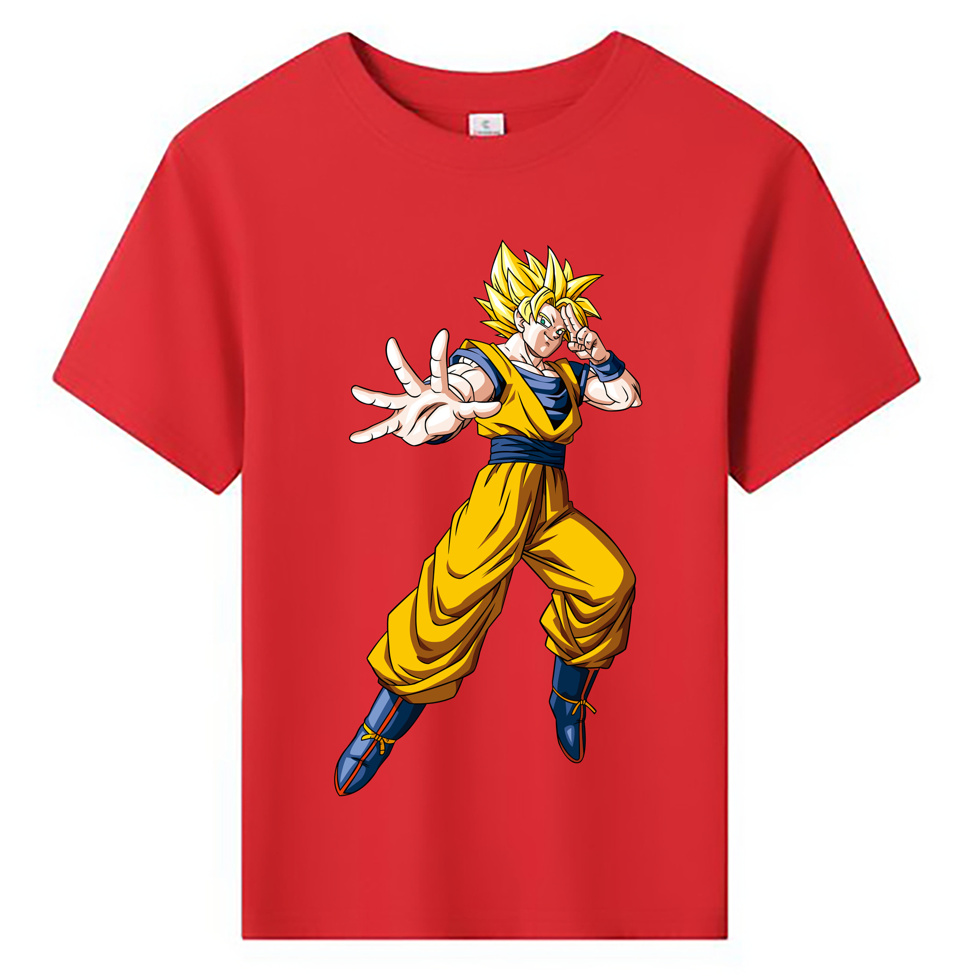 （画像用） ドラゴンボール 孫悟空（そん ごくう）Son Goku カカロット DRAGON BALL Kakarotto 綿100％キッズTシャツ（フロントプリント）