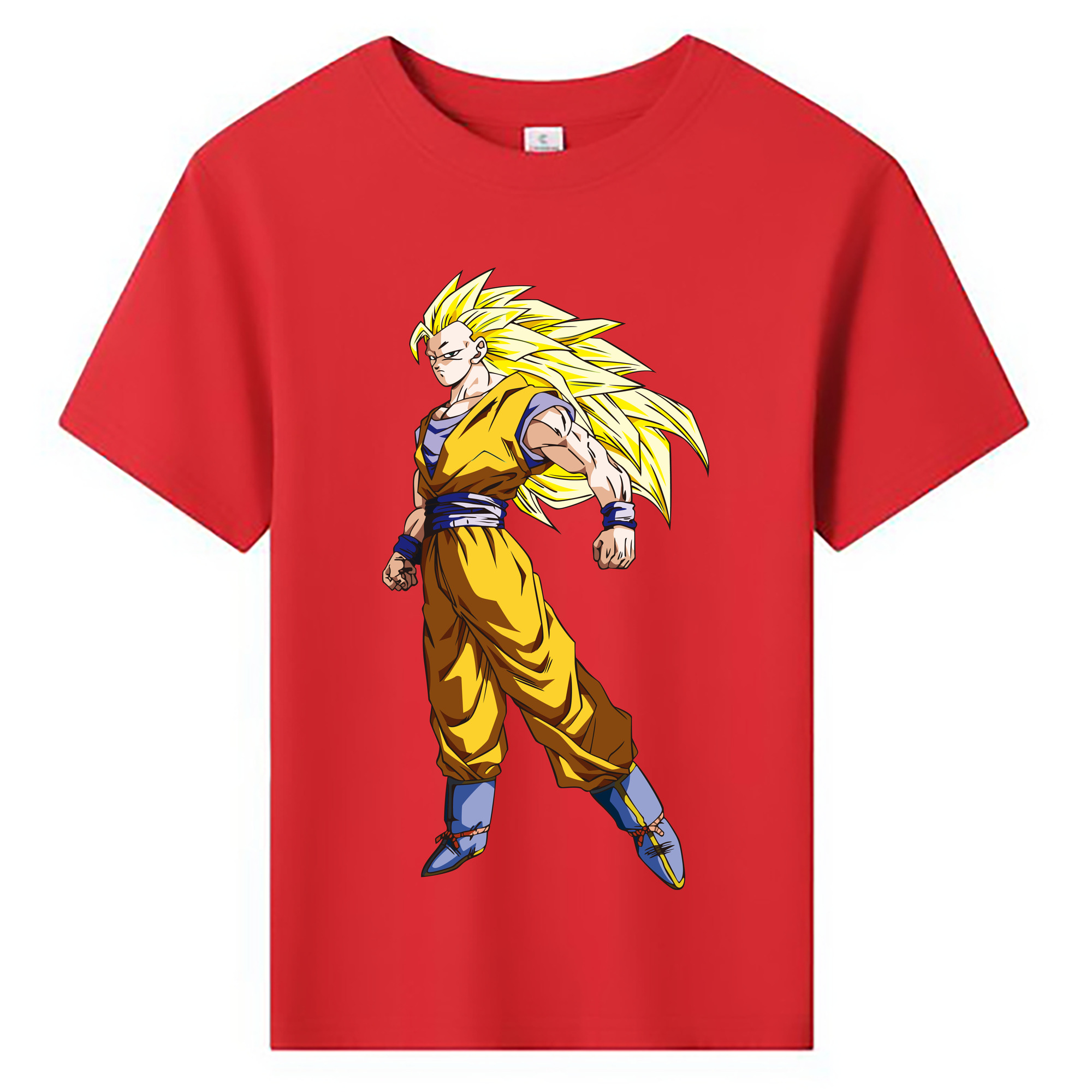 （画像用） ドラゴンボール 孫悟空（そん ごくう）Son Goku カカロット DRAGON BALL Kakarotto 綿100％キッズTシャツ（フロントプリント）