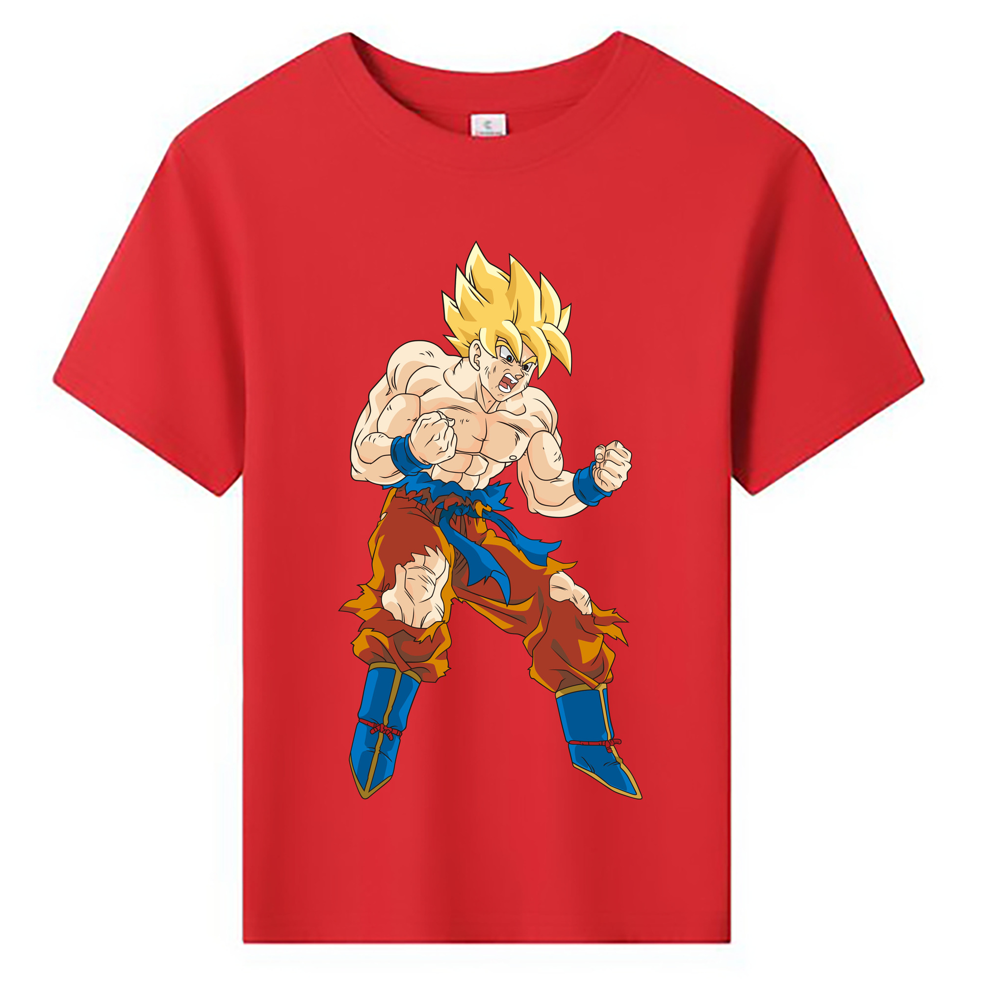（画像用） ドラゴンボール 孫悟空（そん ごくう）Son Goku カカロット DRAGON BALL Kakarotto 綿100％キッズTシャツ（フロントプリント）