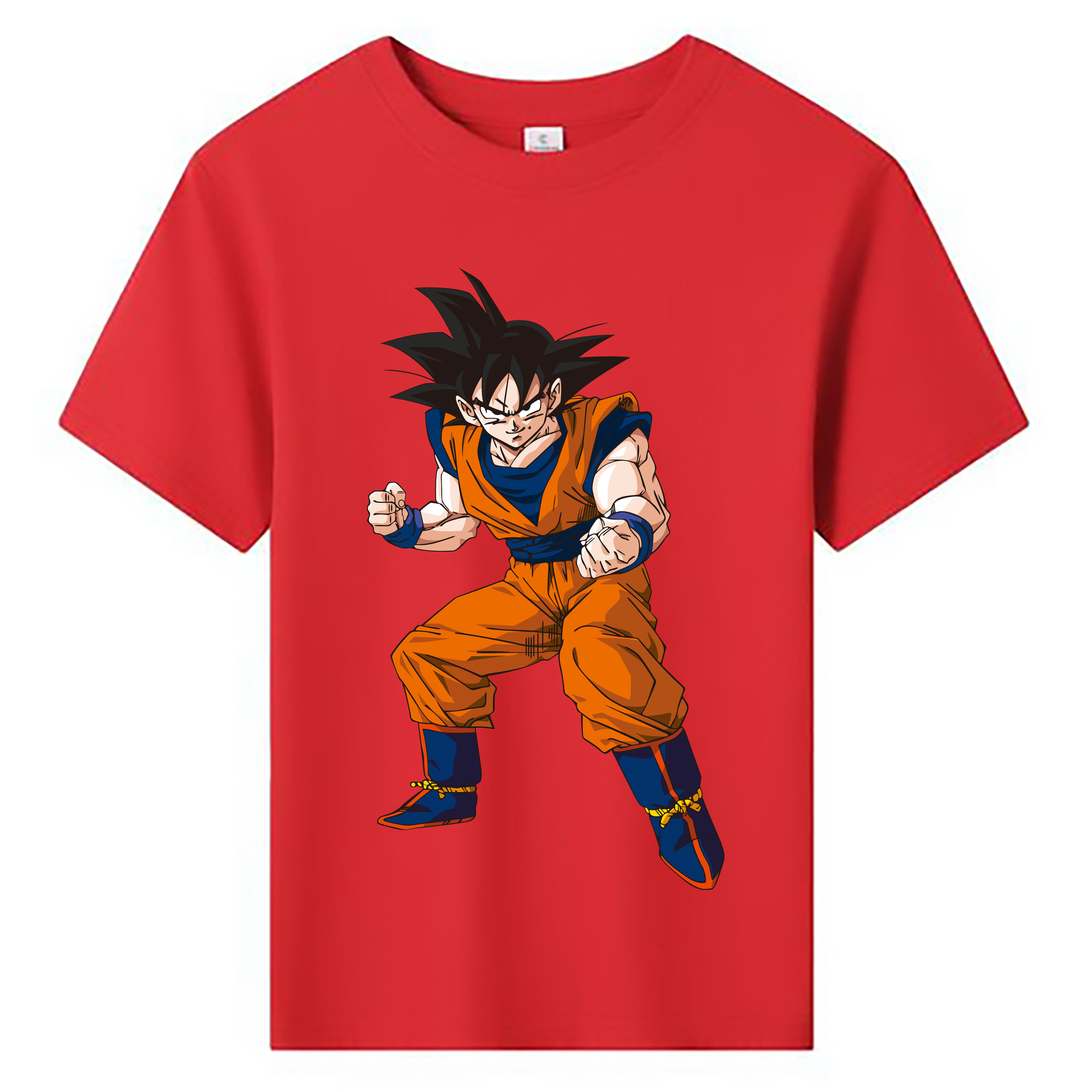 （画像用） ドラゴンボール 孫悟空（そん ごくう）Son Goku カカロット DRAGON BALL Kakarotto 綿100％キッズTシャツ（フロントプリント）