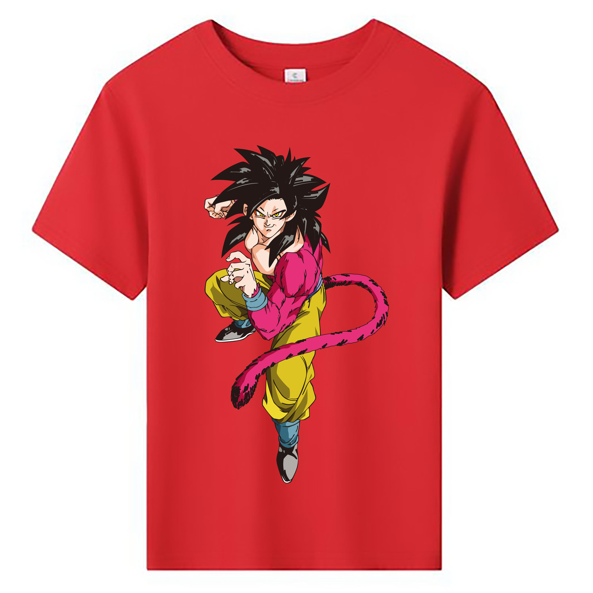 （画像用） ドラゴンボール 孫悟空（そん ごくう）Son Goku カカロット DRAGON BALL Kakarotto 綿100％キッズTシャツ（フロントプリント）