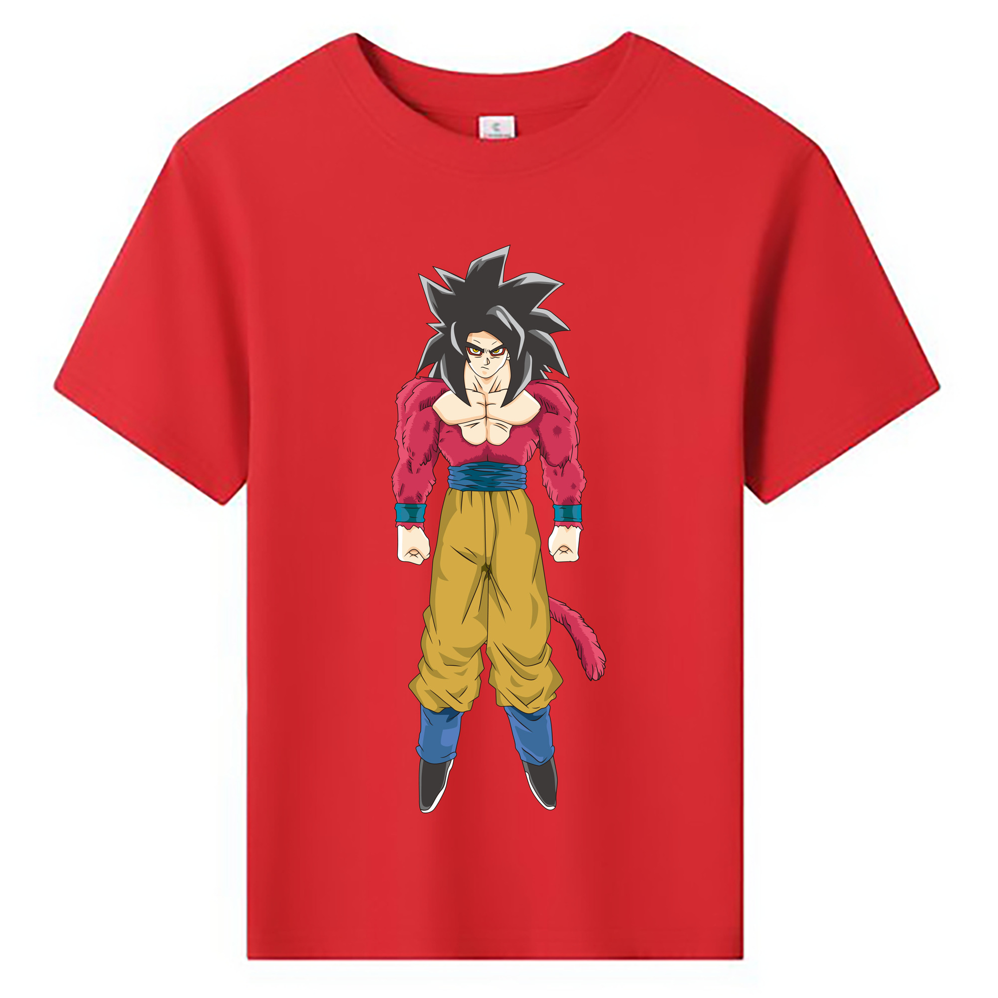 （画像用） ドラゴンボール 孫悟空（そん ごくう）Son Goku カカロット DRAGON BALL Kakarotto 綿100％キッズTシャツ（フロントプリント）
