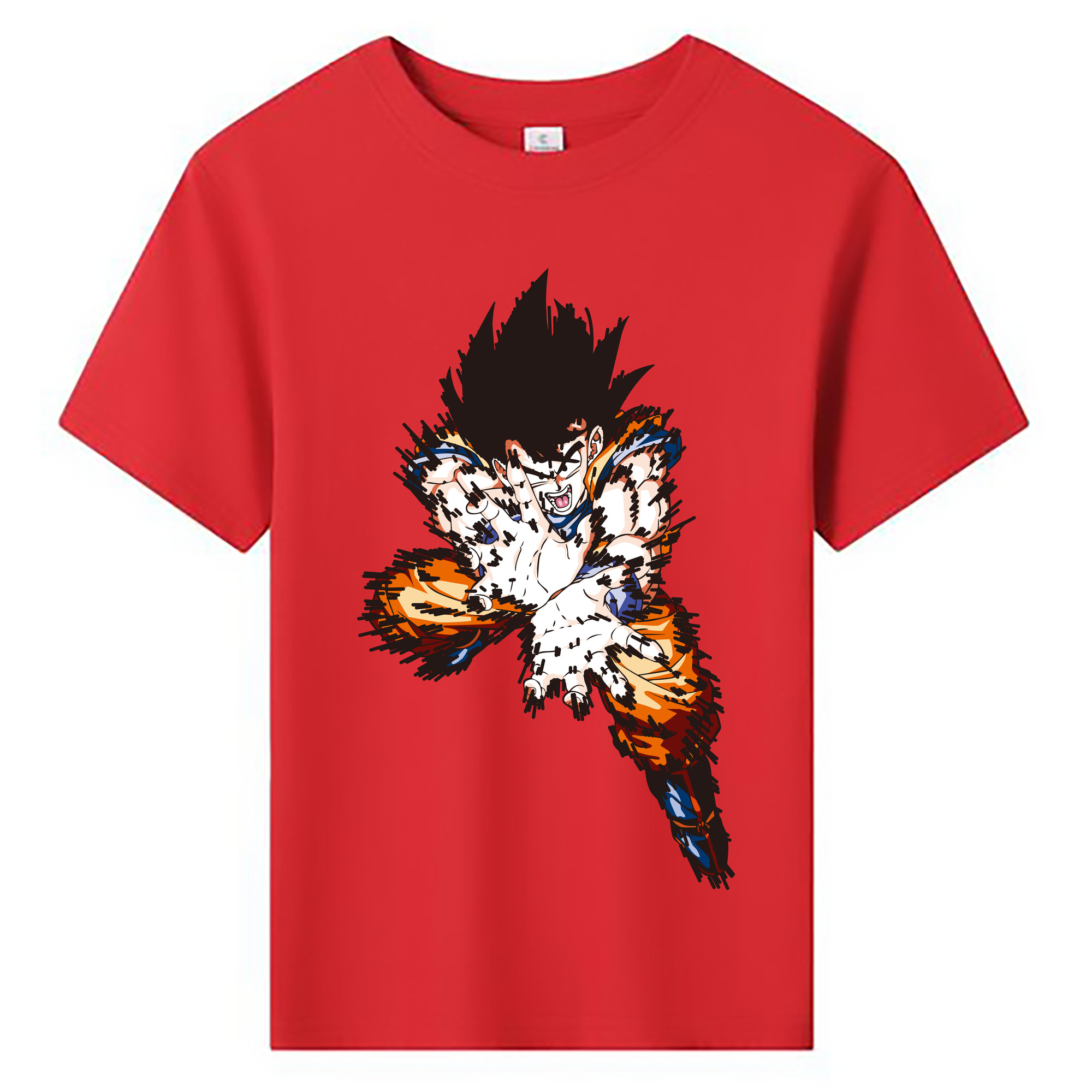 （画像用） ドラゴンボール 孫悟空（そん ごくう）Son Goku カカロット DRAGON BALL Kakarotto 綿100％キッズTシャツ（フロントプリント）