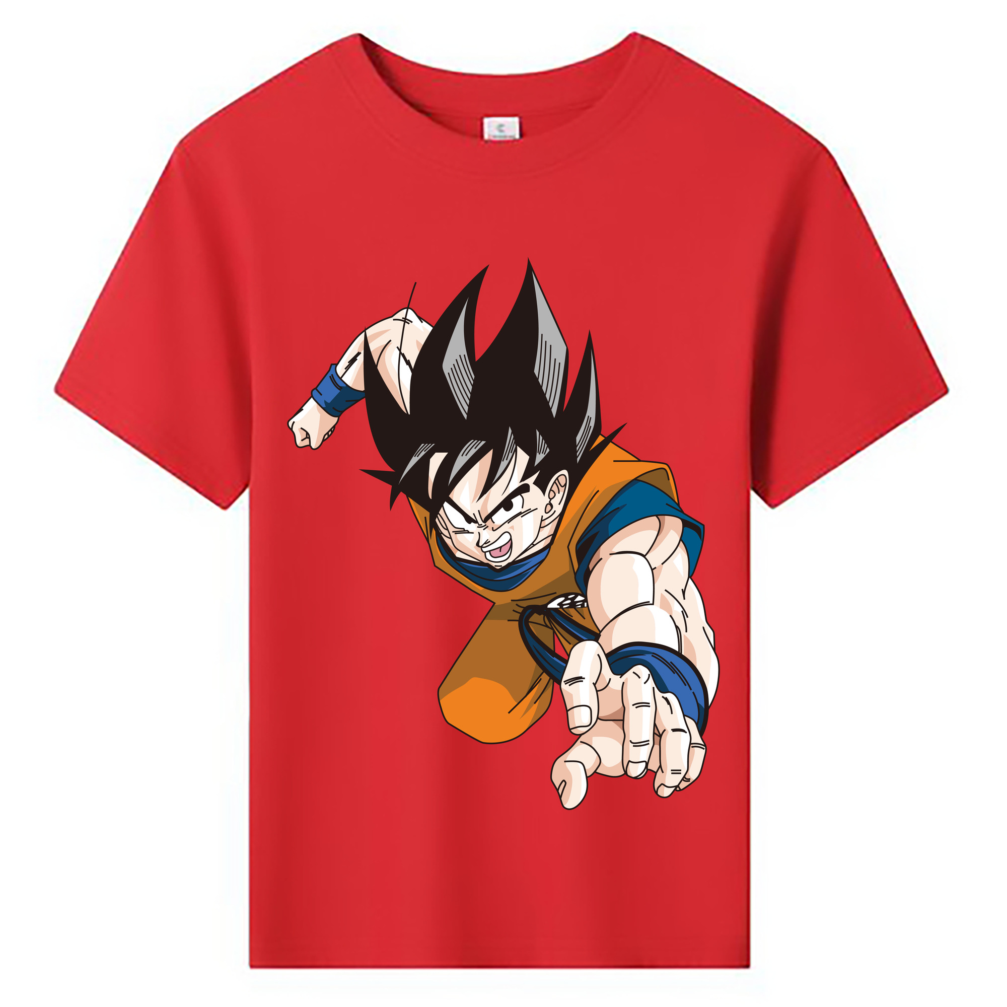 （画像用） ドラゴンボール 孫悟空（そん ごくう）Son Goku カカロット DRAGON BALL Kakarotto 綿100％キッズTシャツ（フロントプリント）