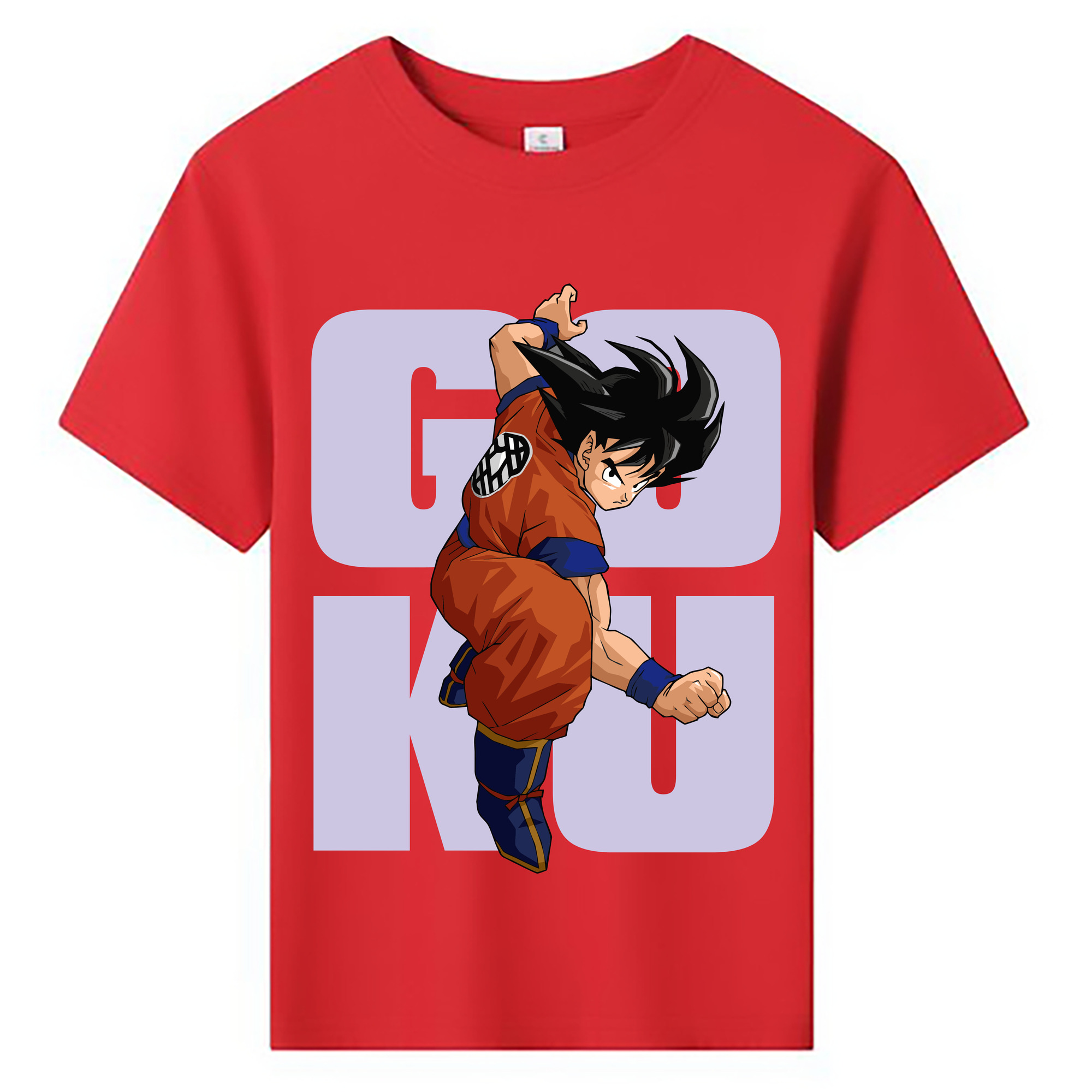 （画像用） ドラゴンボール 孫悟空（そん ごくう）Son Goku カカロット DRAGON BALL Kakarotto 綿100％キッズTシャツ（フロントプリント）