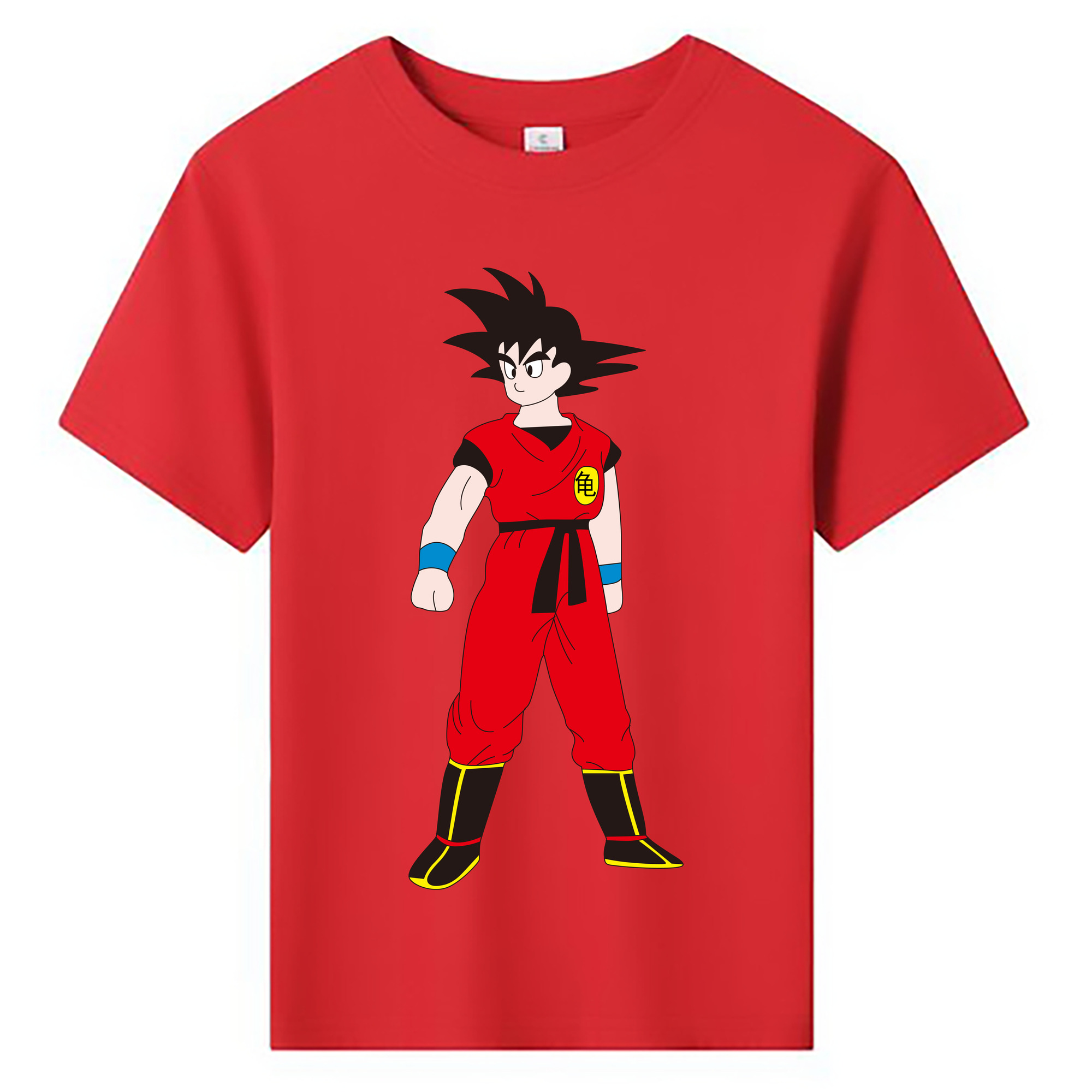 （画像用） ドラゴンボール 孫悟空（そん ごくう）Son Goku カカロット DRAGON BALL Kakarotto 綿100％キッズTシャツ（フロントプリント）