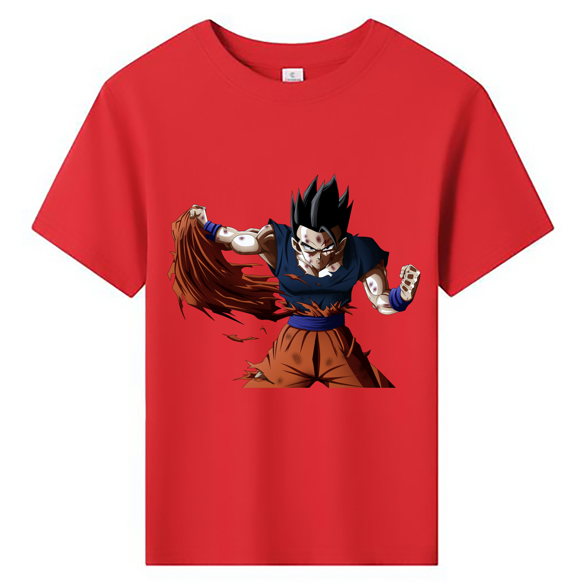 （画像用） ドラゴンボール ベジータ四世（Bejīta Yonsei）DRAGON BALL Vegeta IV 綿100％キッズTシャツ（フロントプリント）