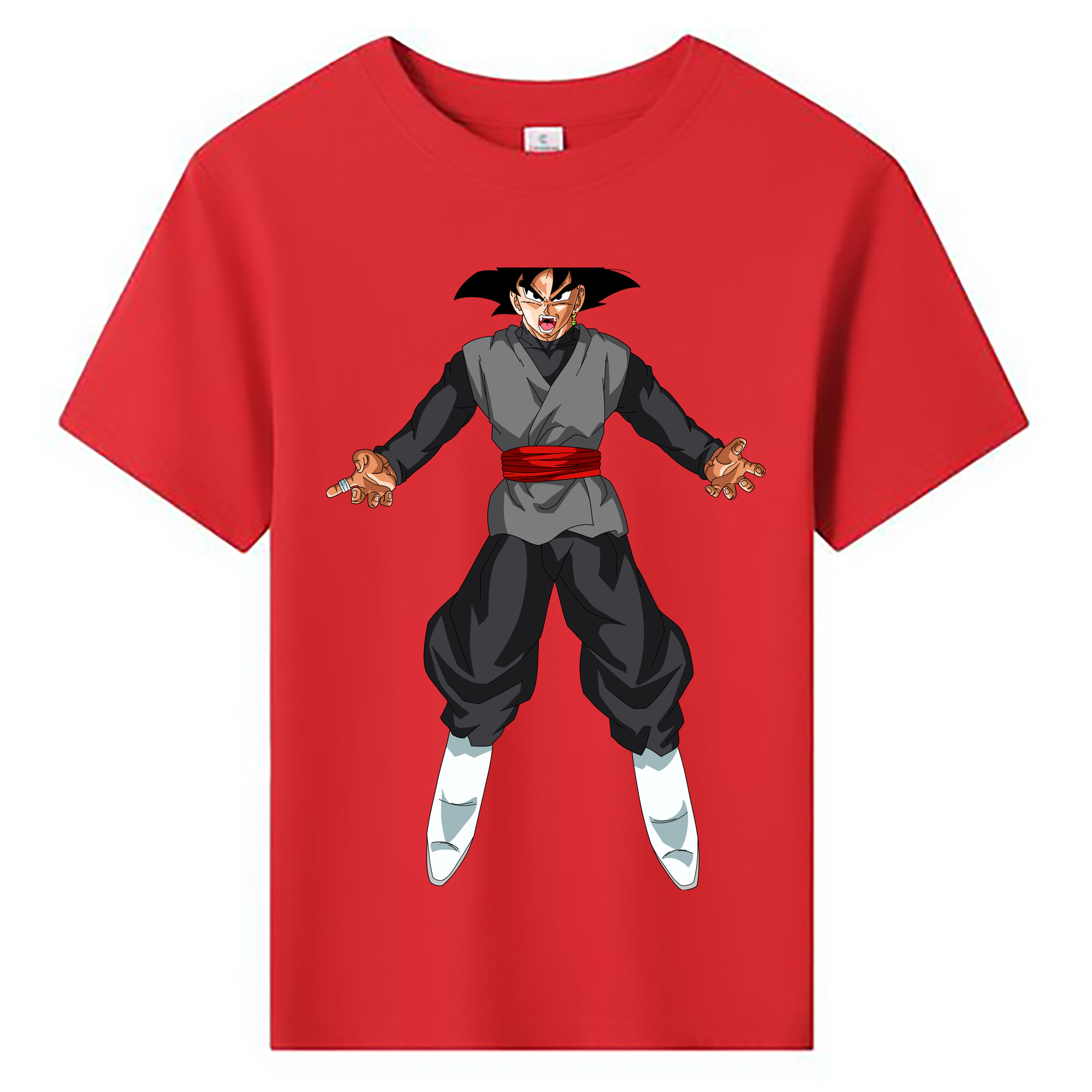 （画像用） ドラゴンボール ベジータ四世（Bejīta Yonsei）DRAGON BALL Vegeta IV 綿100％キッズTシャツ（フロントプリント）
