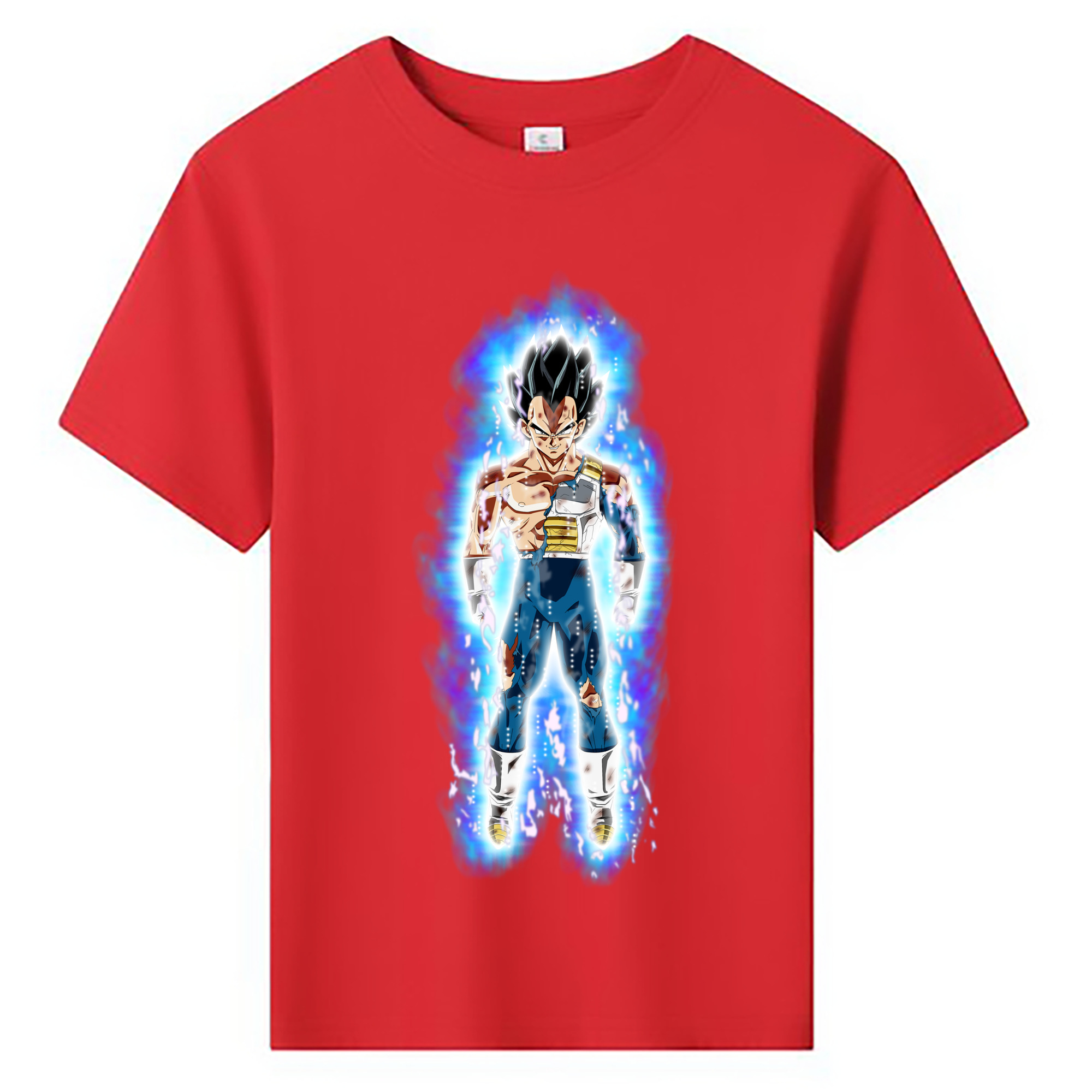（画像用） ドラゴンボール ベジータ四世（Bejīta Yonsei）DRAGON BALL Vegeta IV 綿100％キッズTシャツ（フロントプリント）