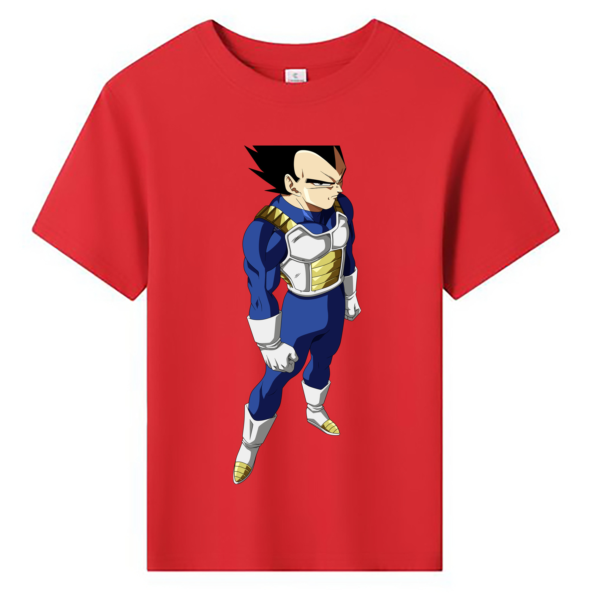 （画像用） ドラゴンボール ベジータ四世（Bejīta Yonsei）DRAGON BALL Vegeta IV 綿100％キッズTシャツ（フロントプリント）