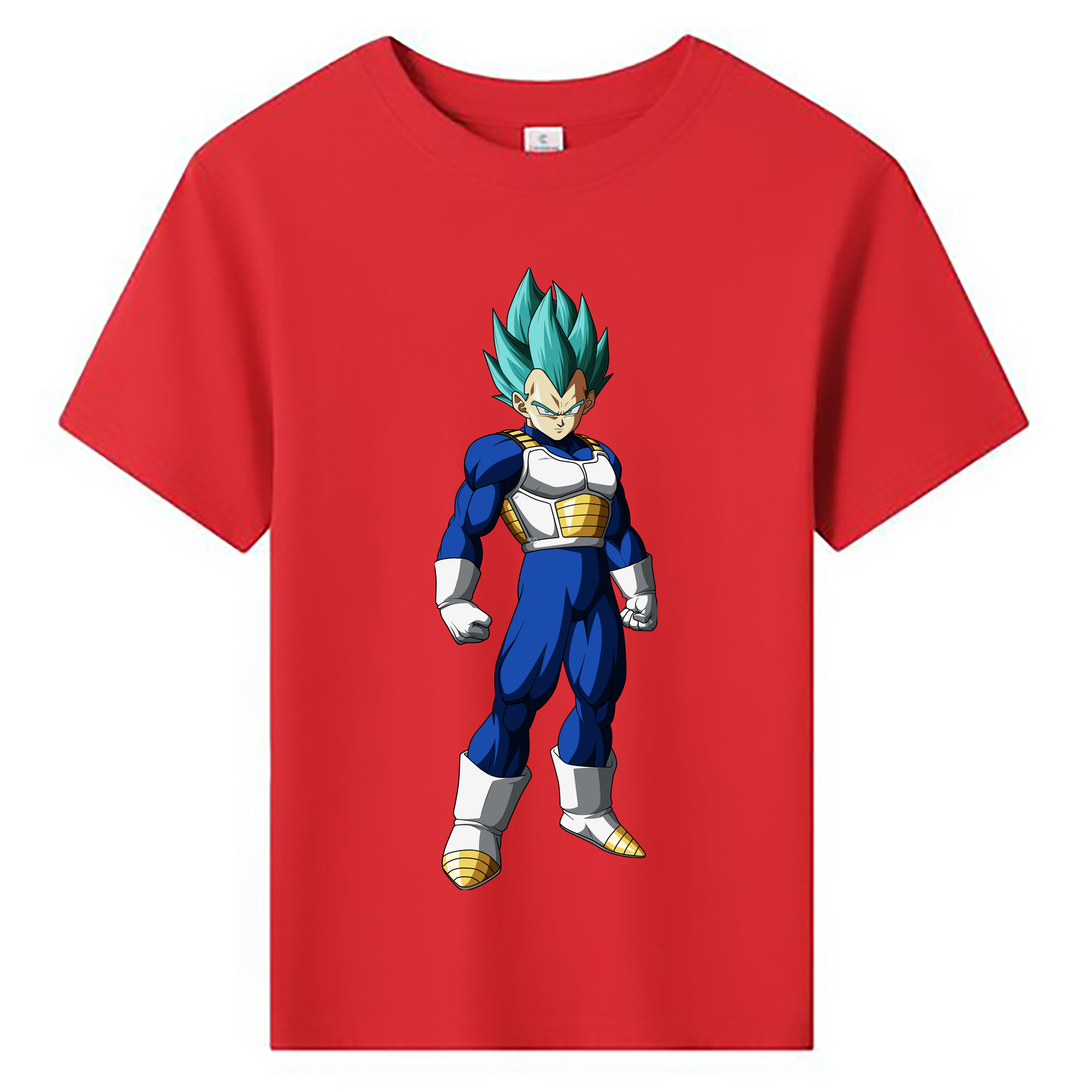 （画像用） ドラゴンボール ベジータ四世（Bejīta Yonsei）DRAGON BALL Vegeta IV 綿100％キッズTシャツ（フロントプリント）