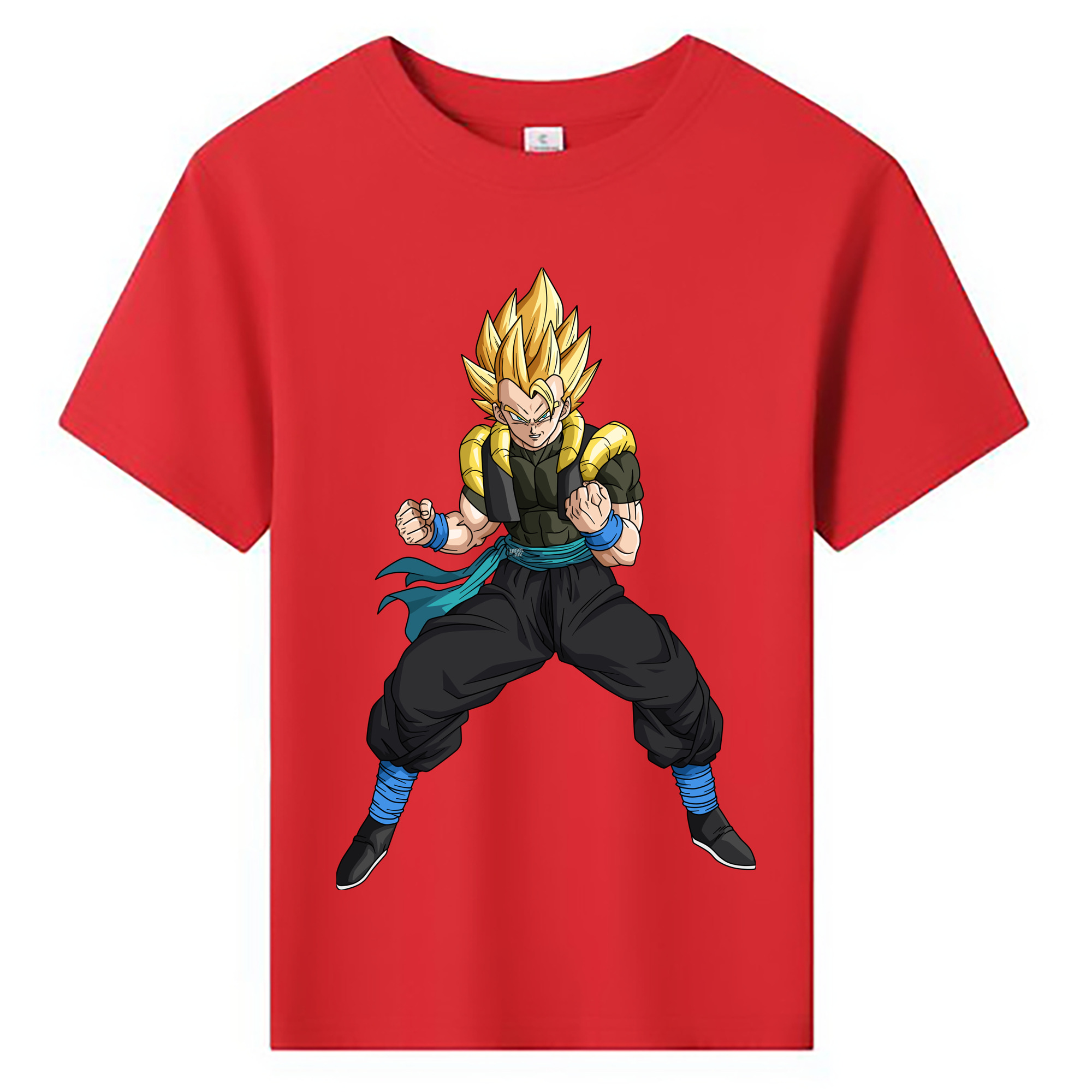 （画像用） ドラゴンボール ベジータ四世（Bejīta Yonsei）DRAGON BALL Vegeta IV 綿100％キッズTシャツ（フロントプリント）