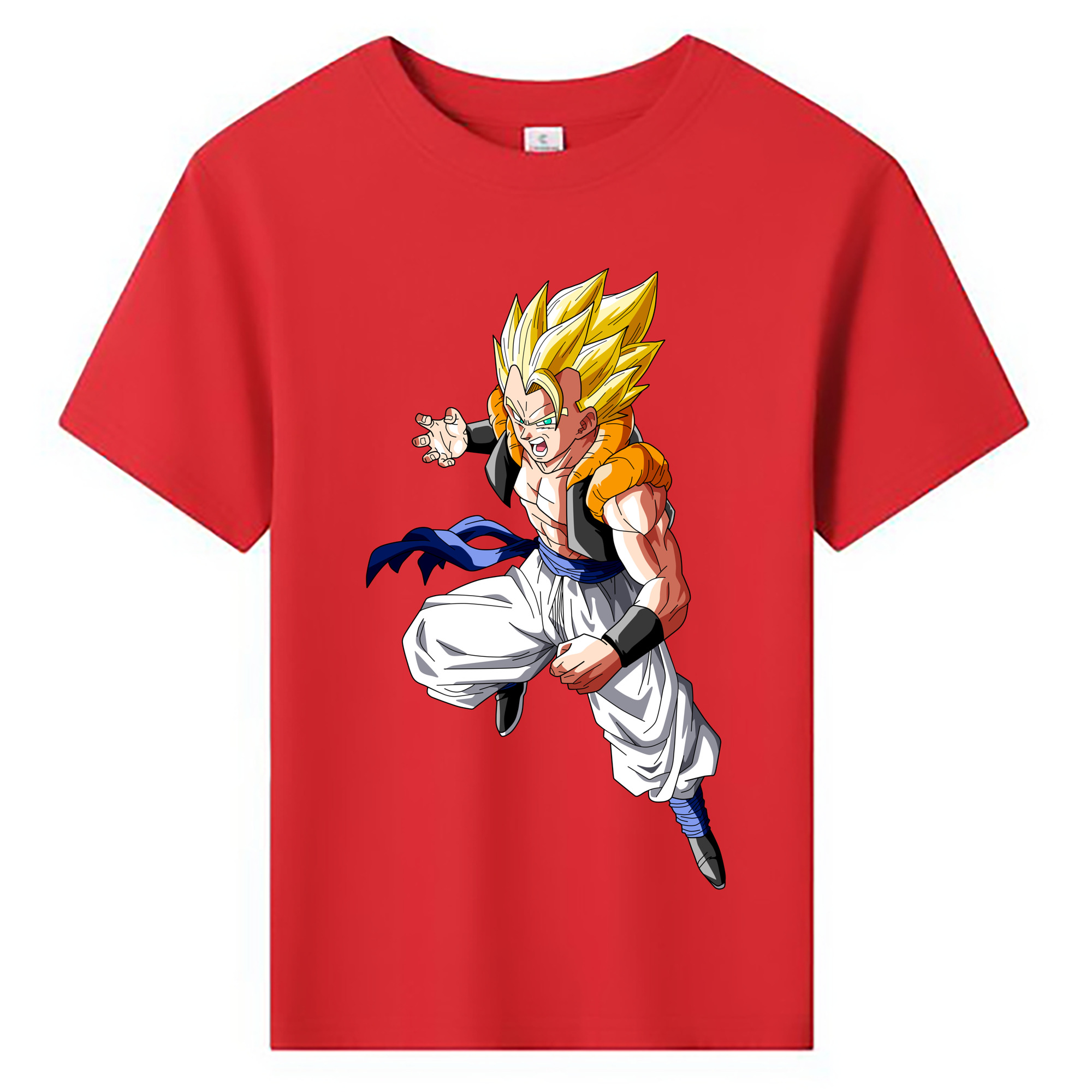 （画像用） ドラゴンボール ベジータ四世（Bejīta Yonsei）DRAGON BALL Vegeta IV 綿100％キッズTシャツ（フロントプリント）