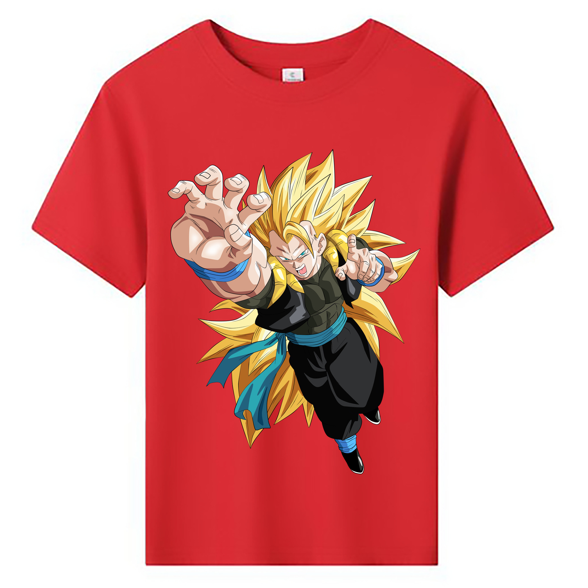 （画像用） ドラゴンボール ベジータ四世（Bejīta Yonsei）DRAGON BALL Vegeta IV 綿100％キッズTシャツ（フロントプリント）