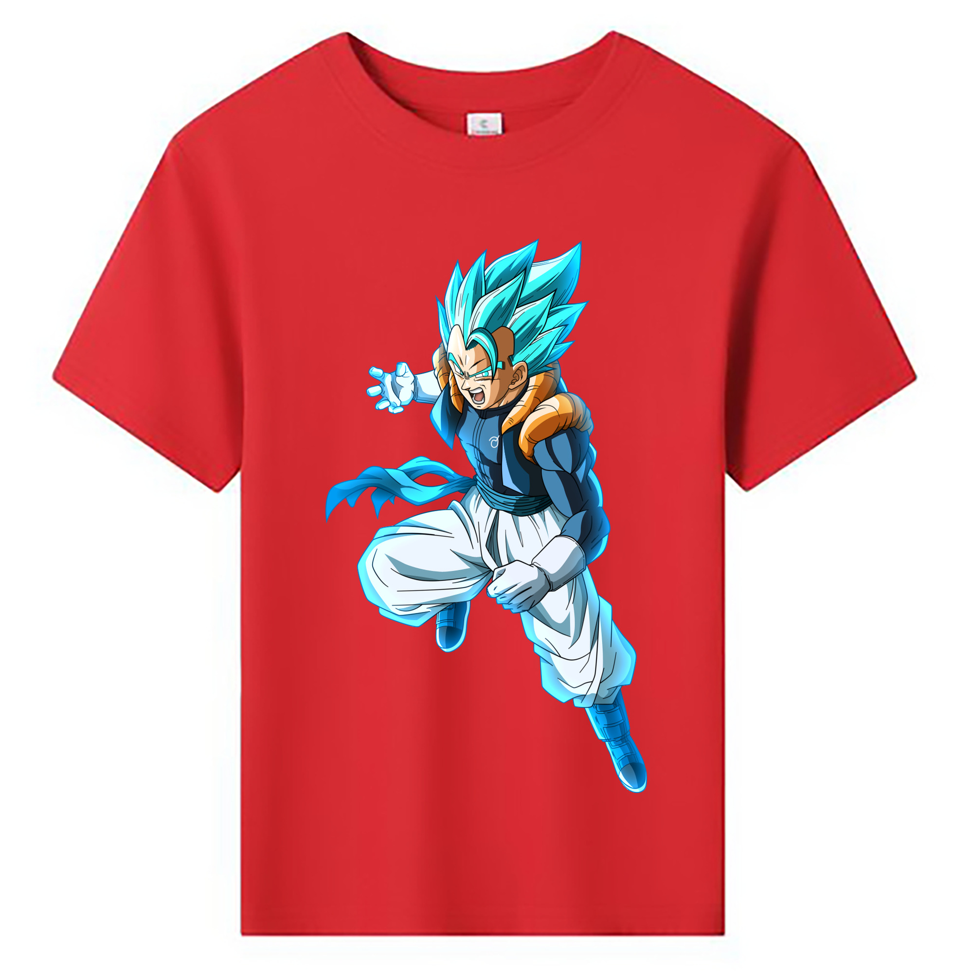（画像用） ドラゴンボール ベジータ四世（Bejīta Yonsei）DRAGON BALL Vegeta IV 綿100％キッズTシャツ（フロントプリント）