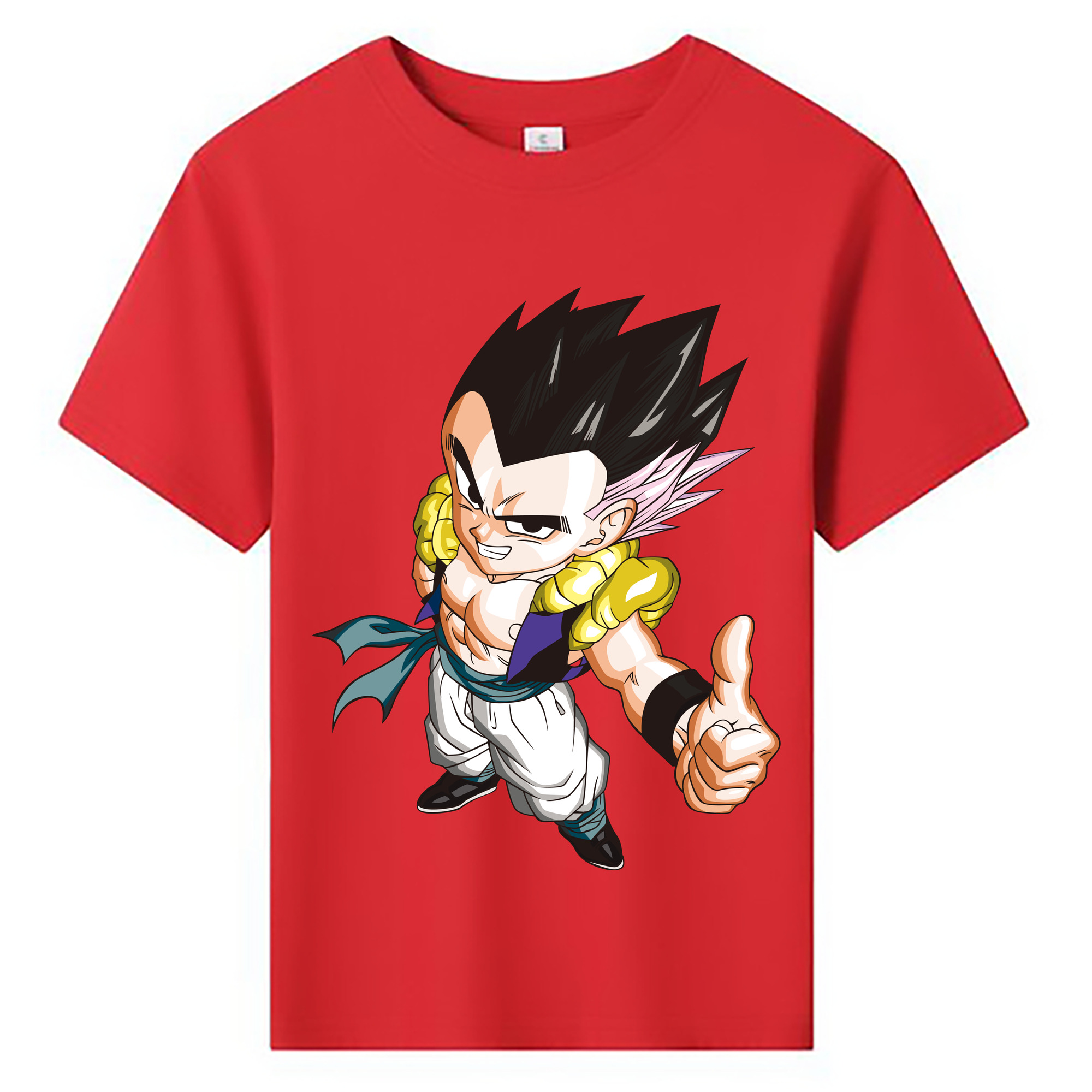（画像用） ドラゴンボール ベジータ四世（Bejīta Yonsei）DRAGON BALL Vegeta IV 綿100％キッズTシャツ（フロントプリント）