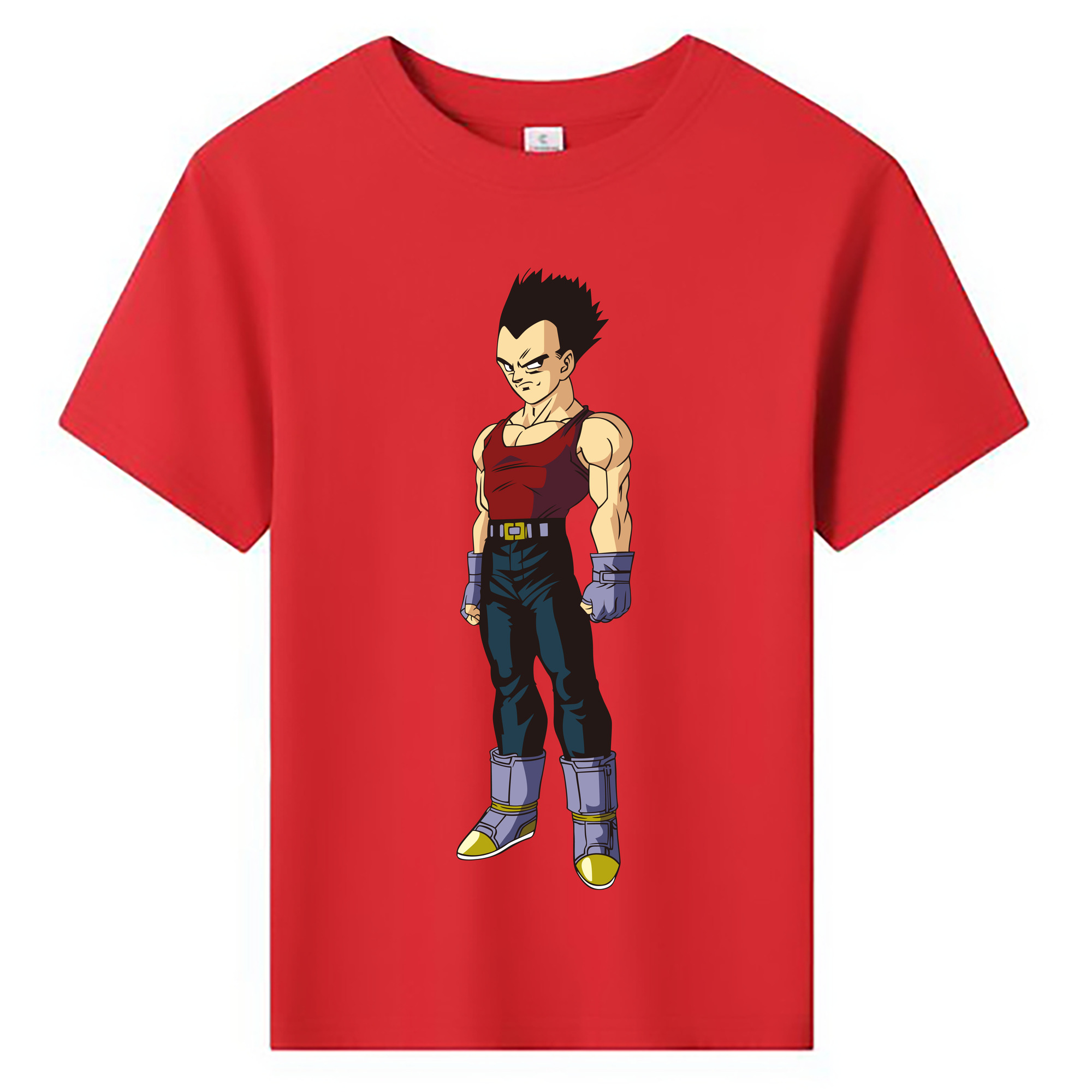 （画像用） ドラゴンボール ベジータ四世（Bejīta Yonsei）DRAGON BALL Vegeta IV 綿100％キッズTシャツ（フロントプリント）