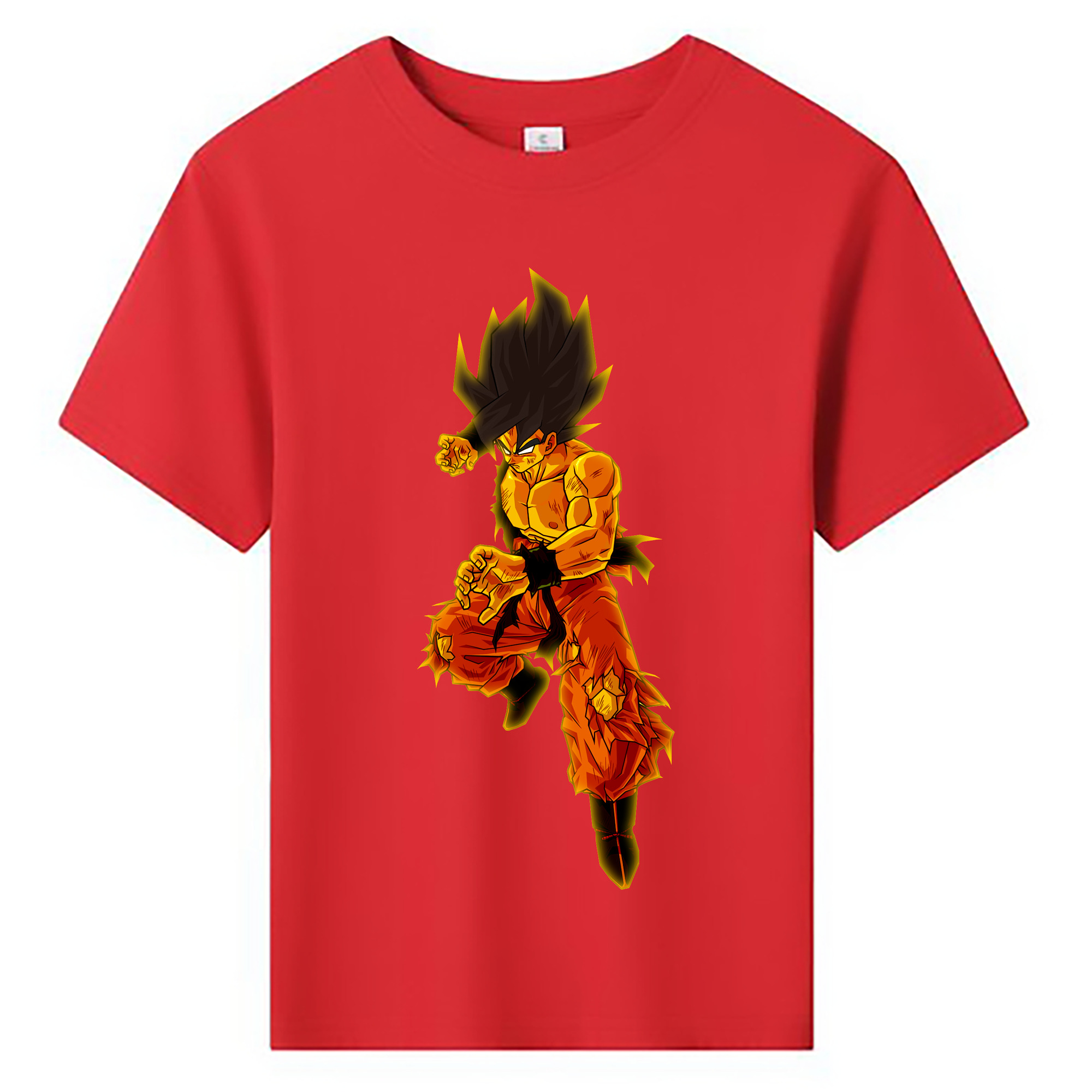 （画像用） ドラゴンボール 孫 悟飯（そんごはん）DRAGON BALL Son Gohan 綿100％キッズTシャツ（フロントプリント）
