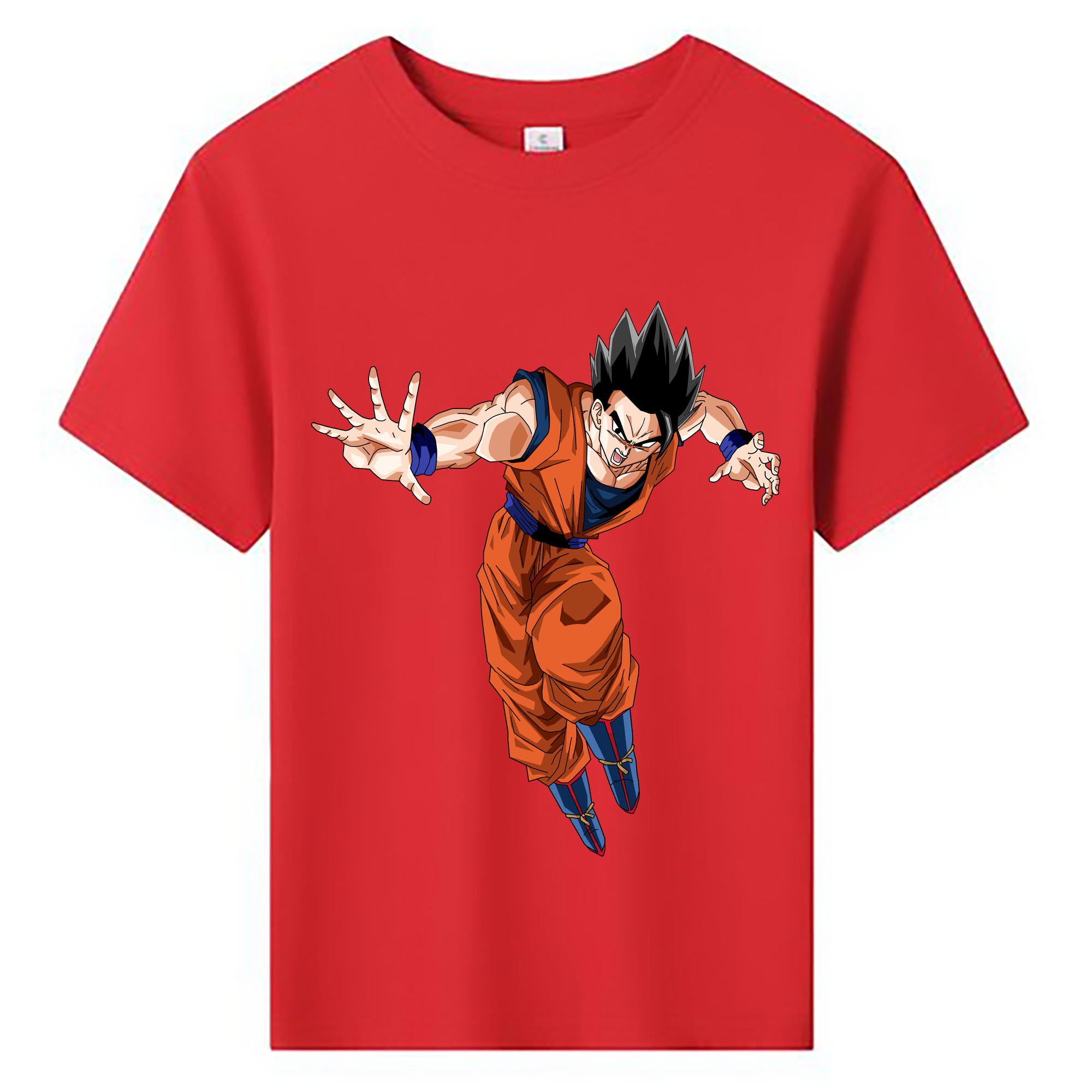 （画像用） ドラゴンボール 孫 悟飯（そんごはん）DRAGON BALL Son Gohan 綿100％キッズTシャツ（フロントプリント）